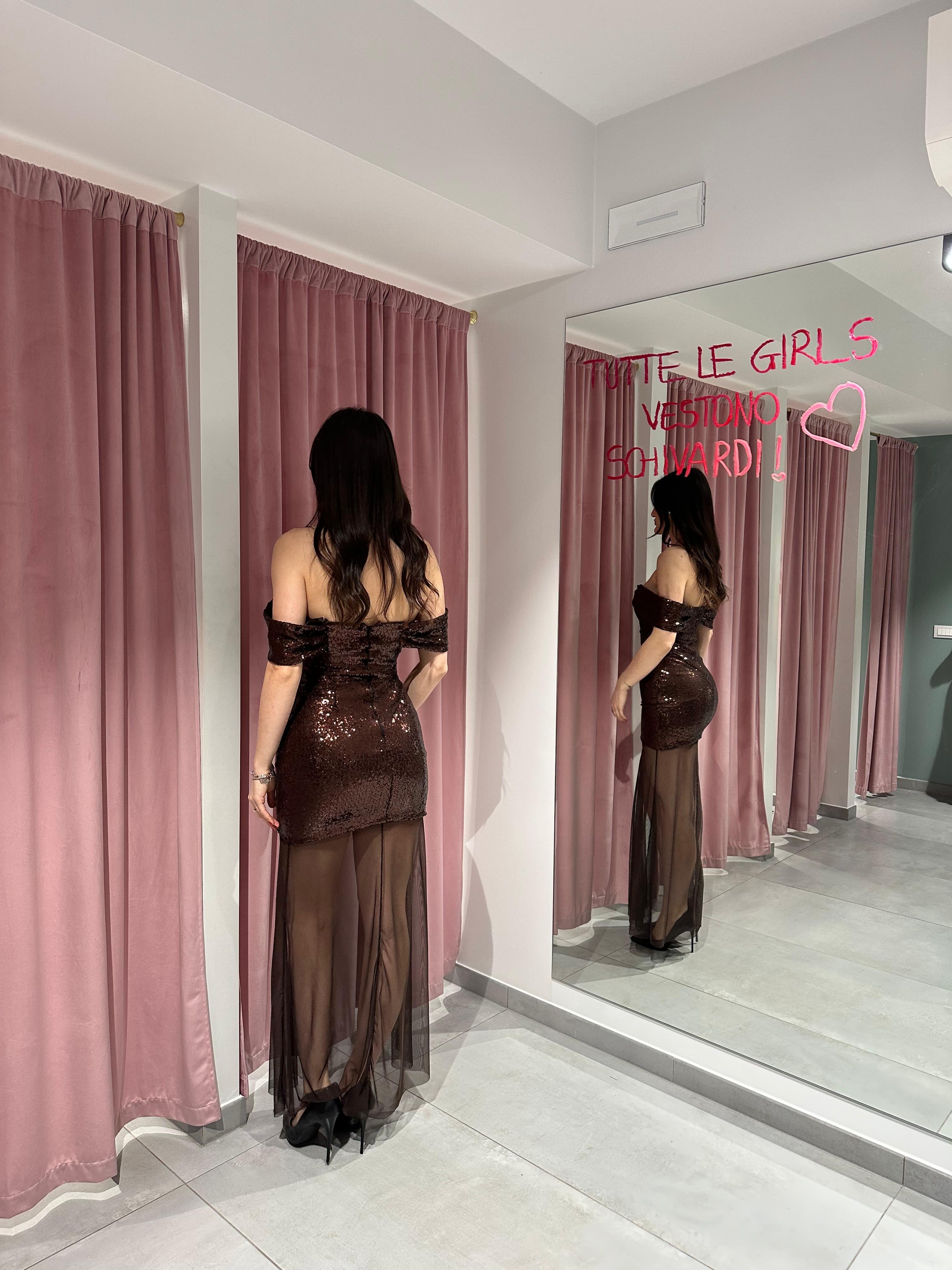 abito con gonna staccabile