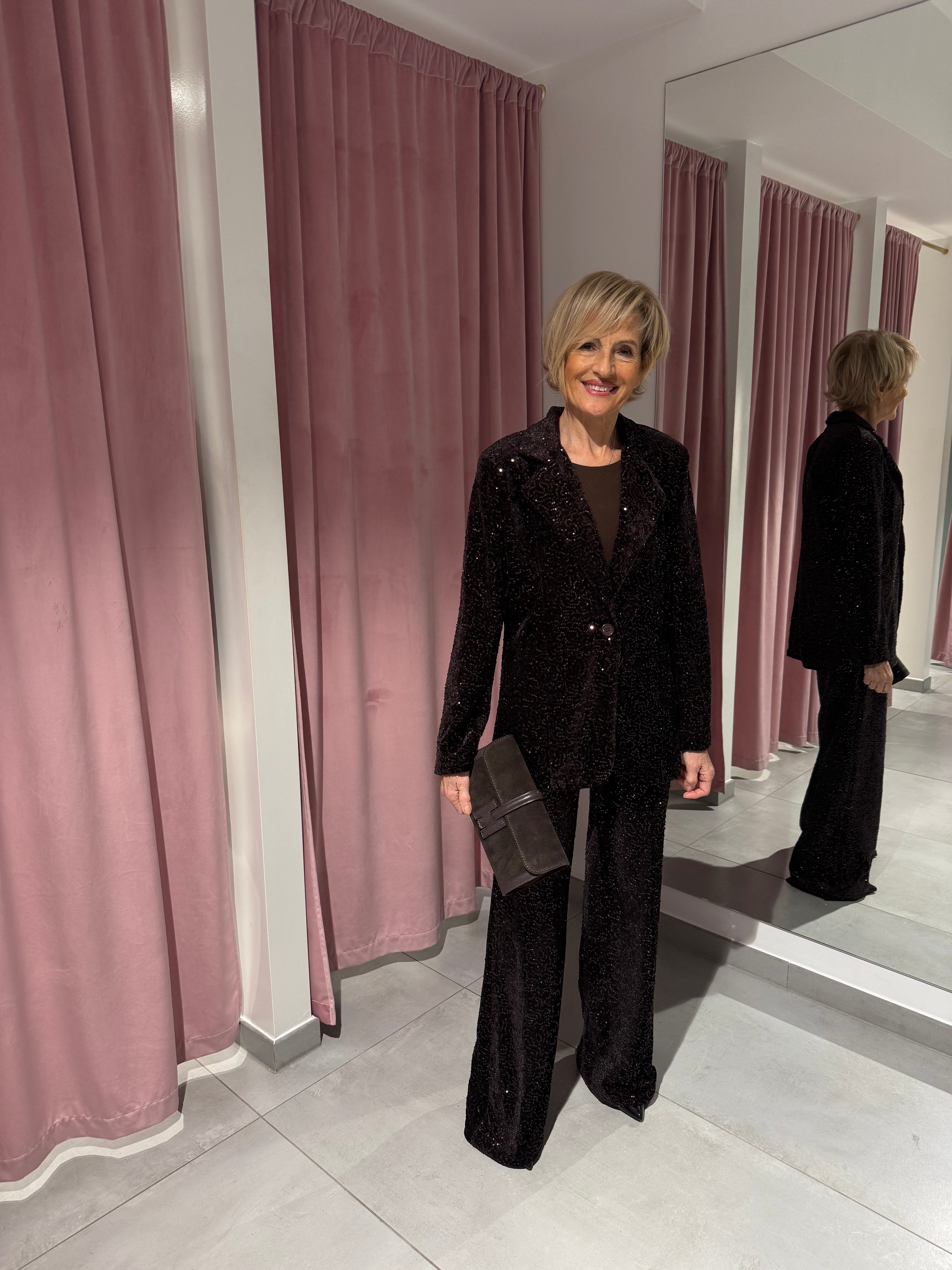 tailleur paillettes lady