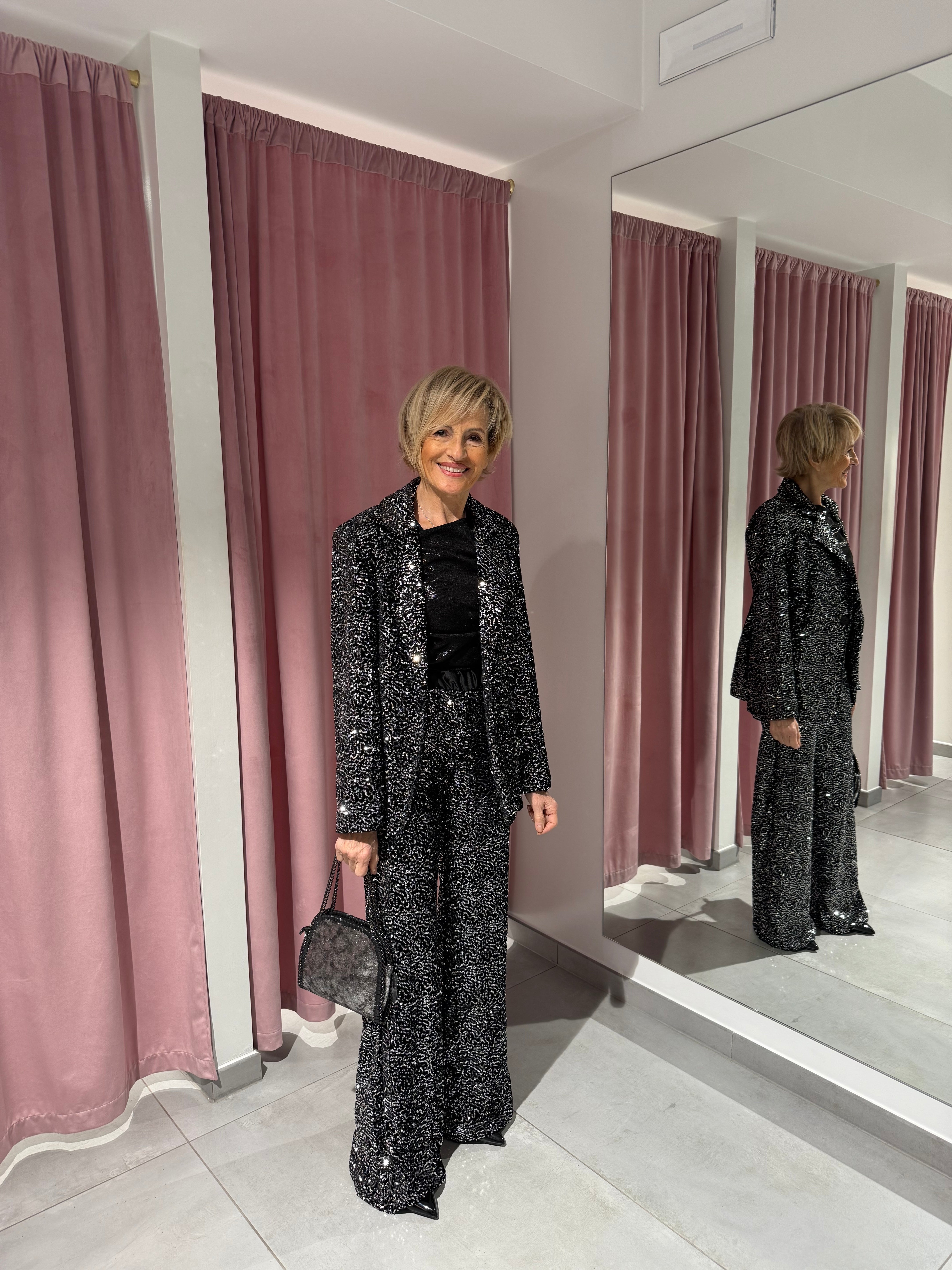 tailleur paillettes lady