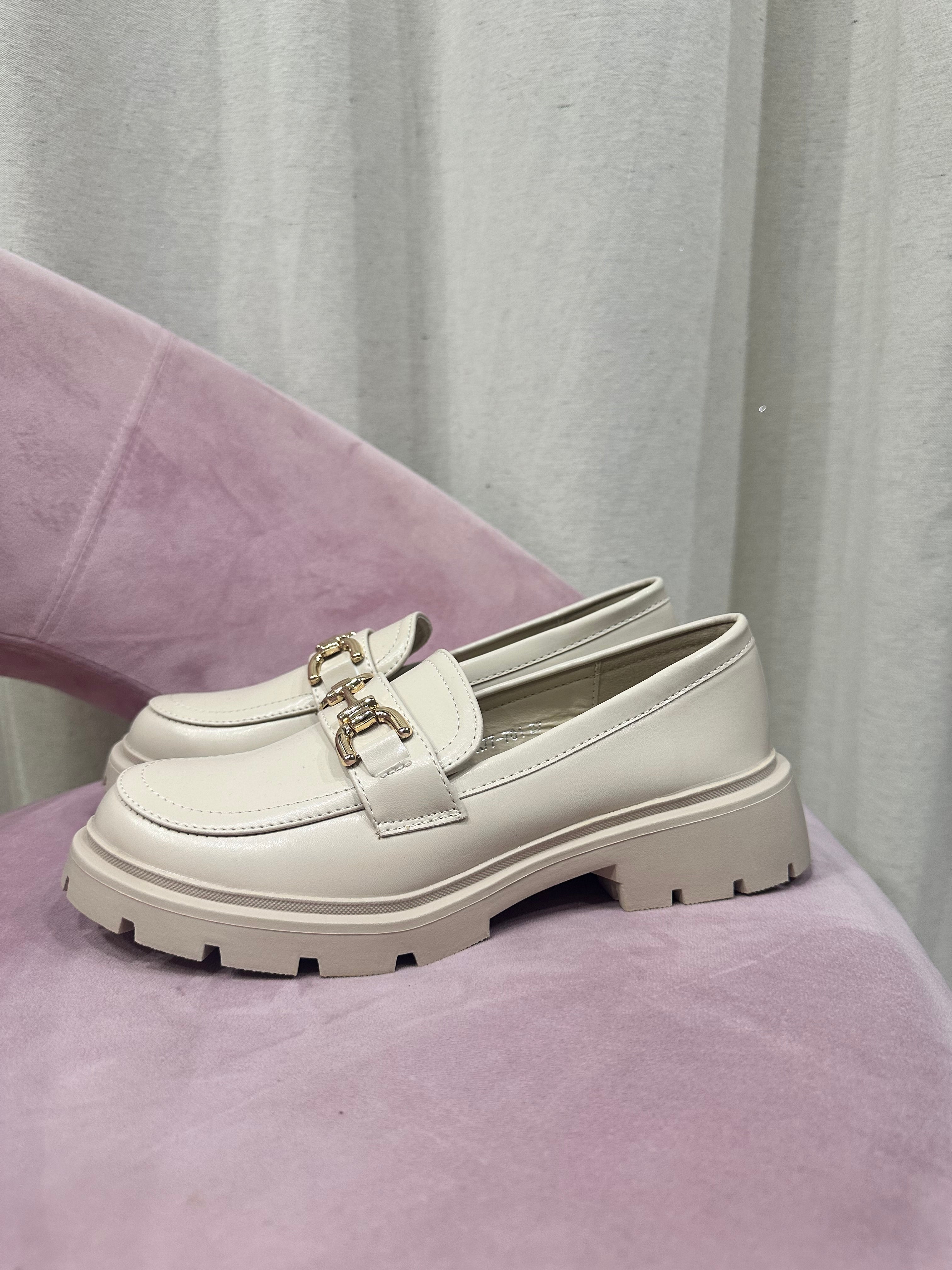 mocassini beige