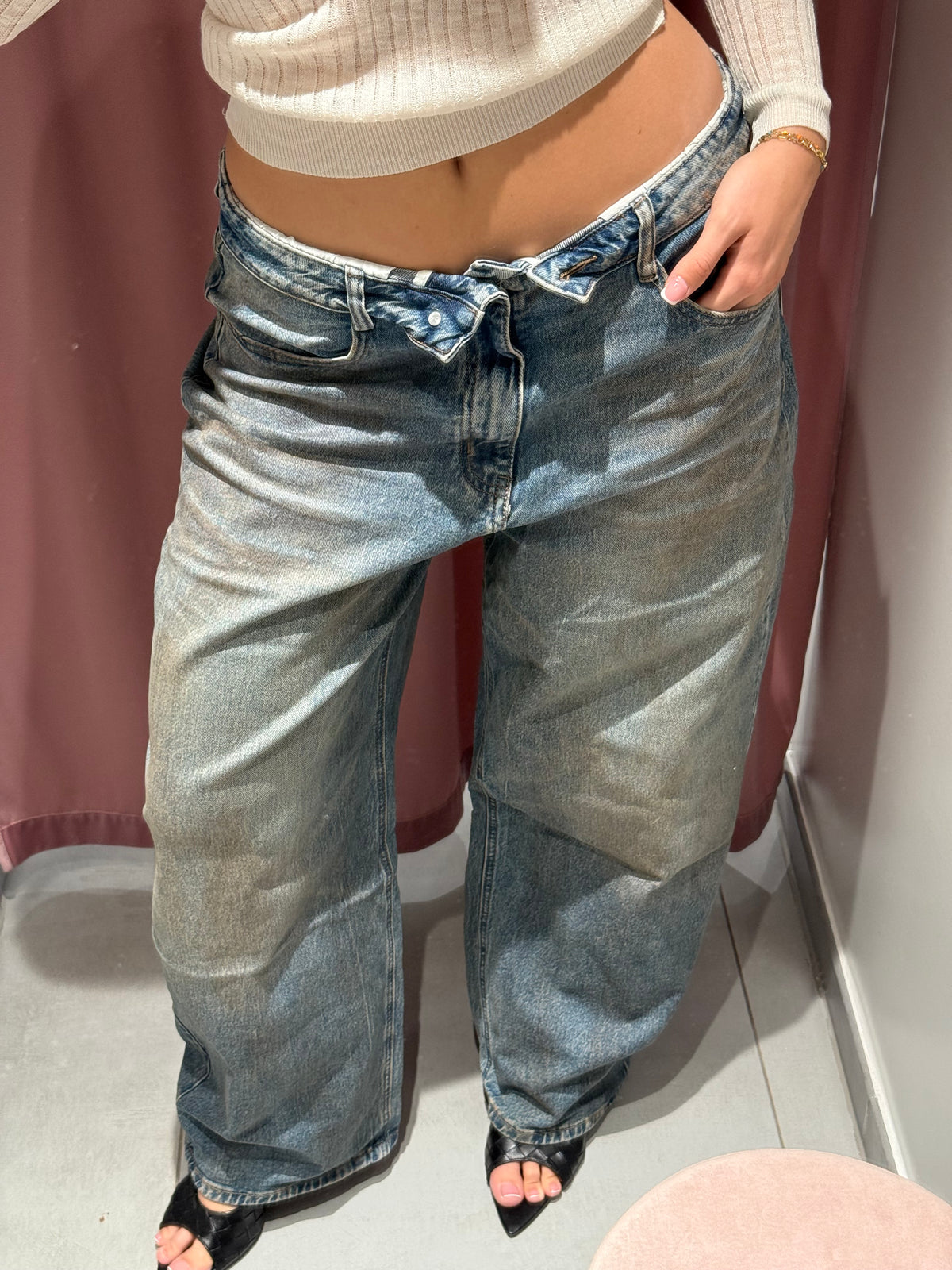jeans vita reverse