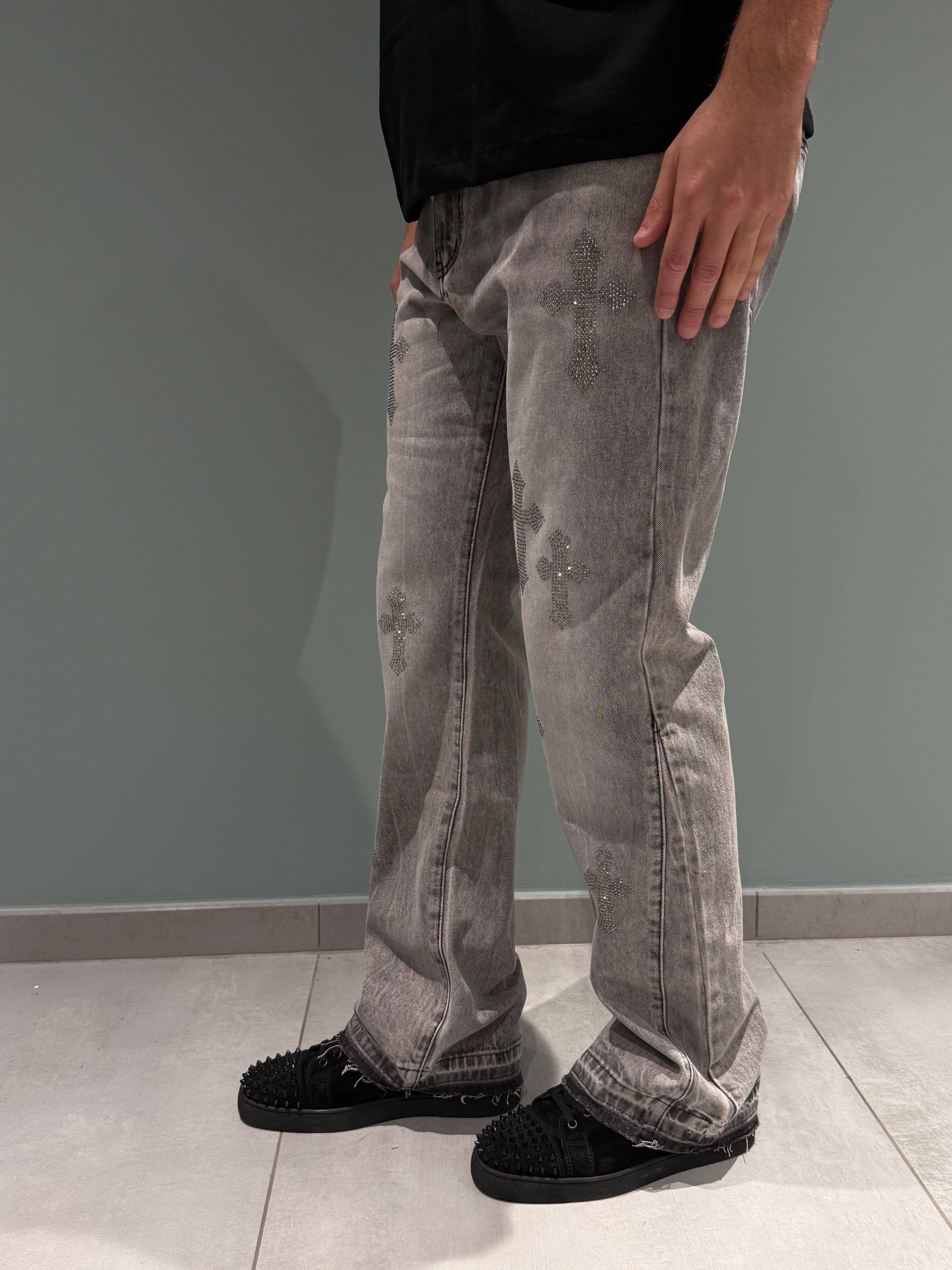 jeans flare croci