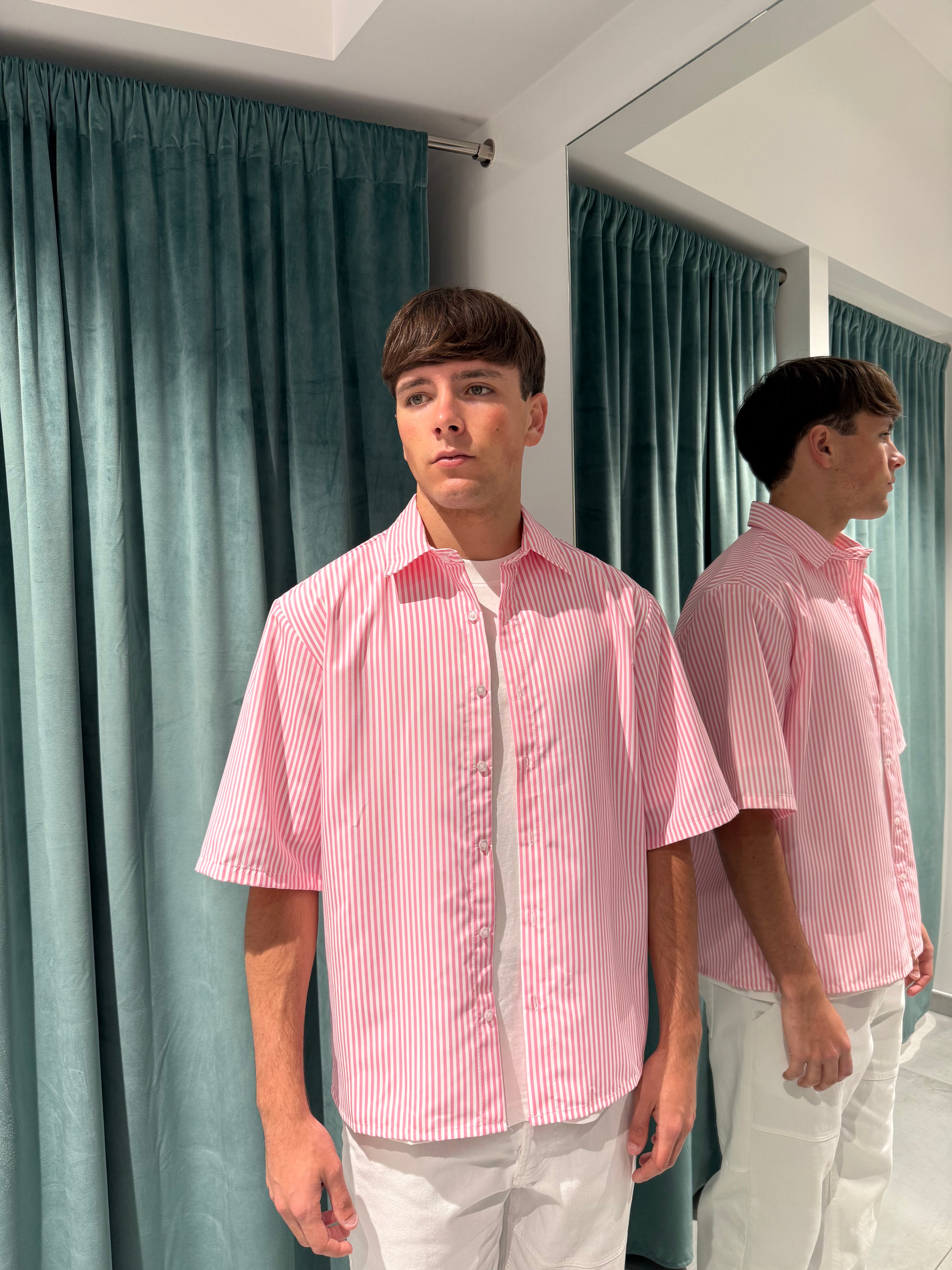 camicia over crop rigoni
