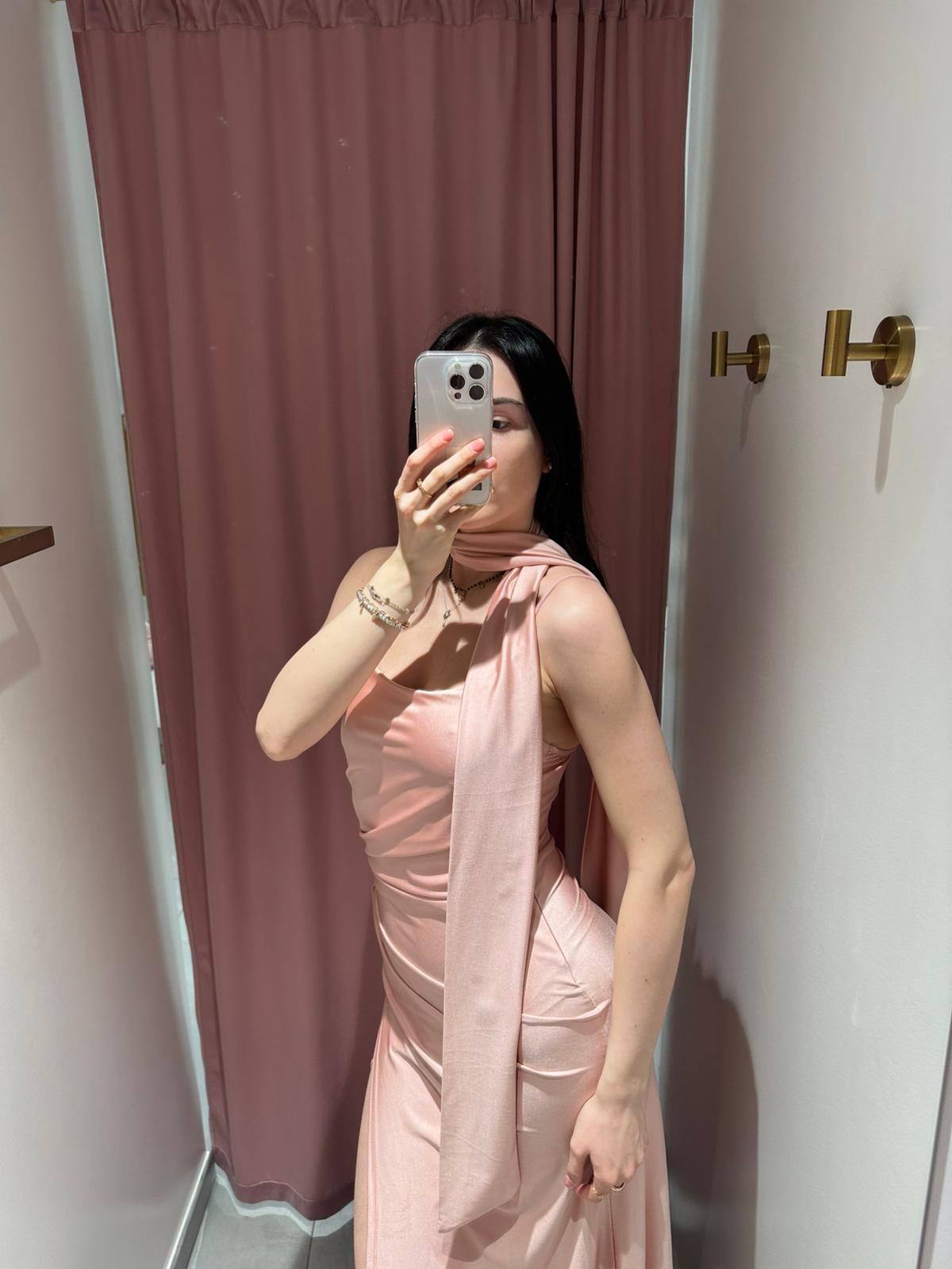 abito drappeggio elegance