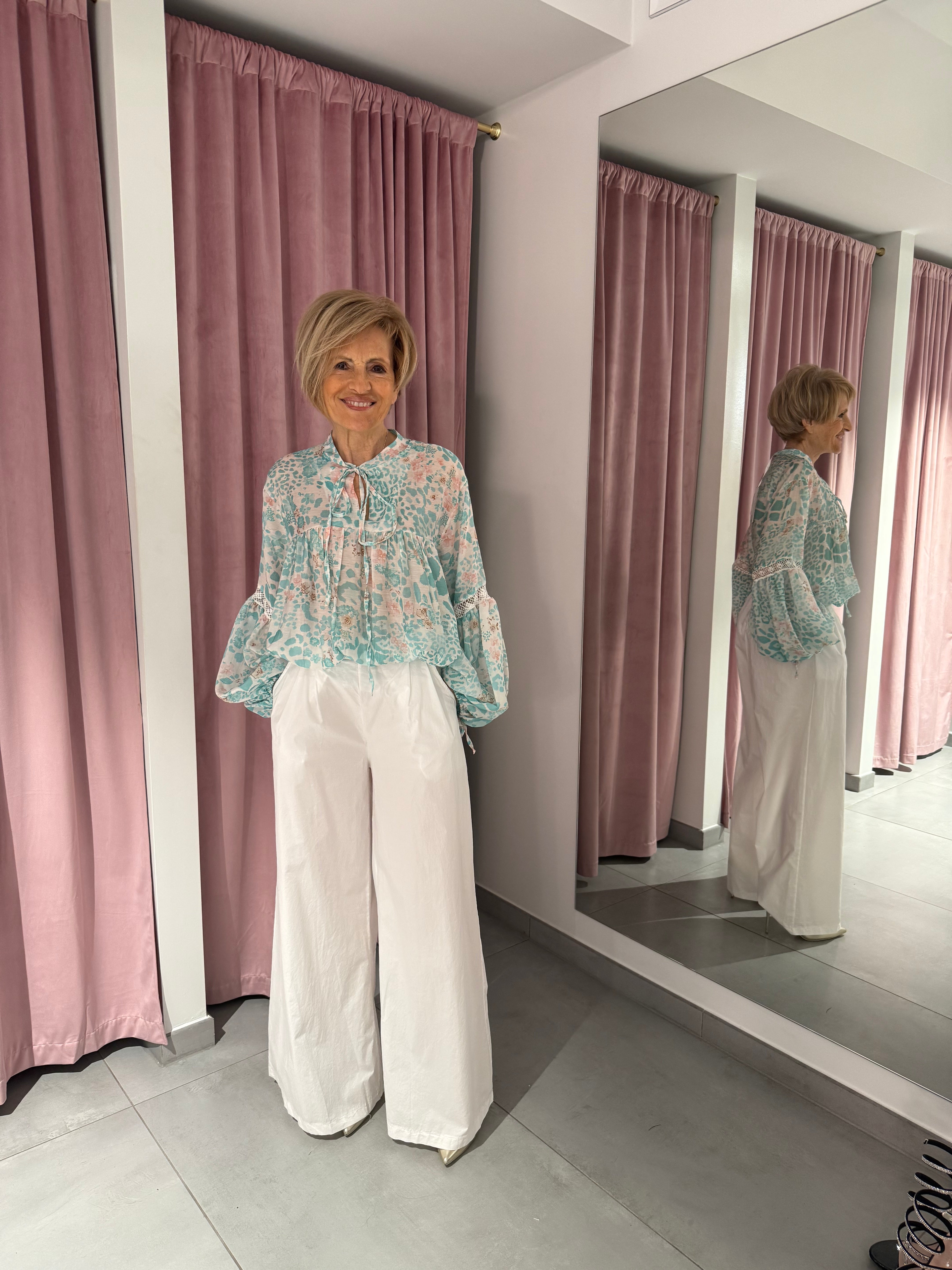 pantalone palazzo cotone