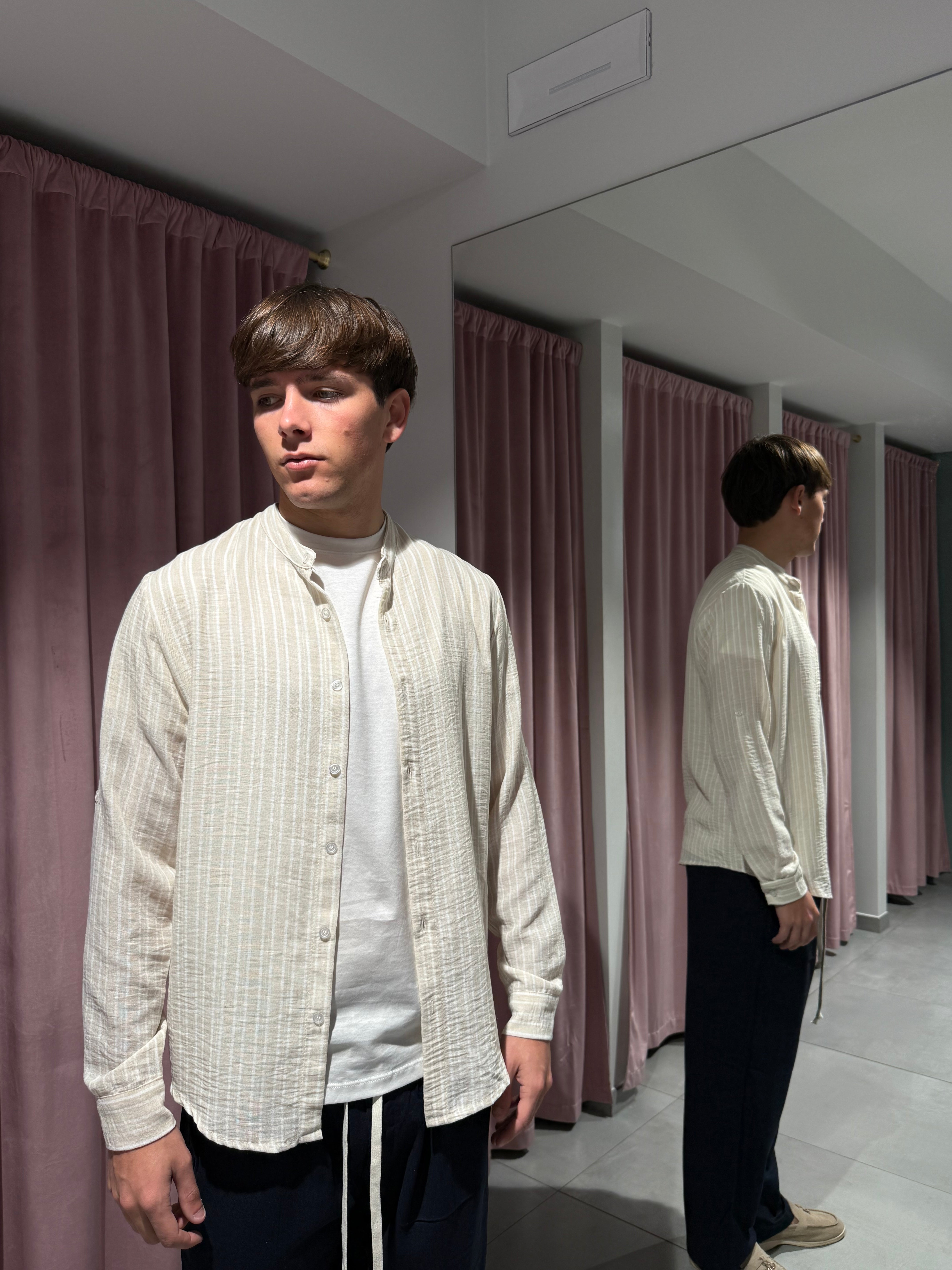 camicia coreana rigoni