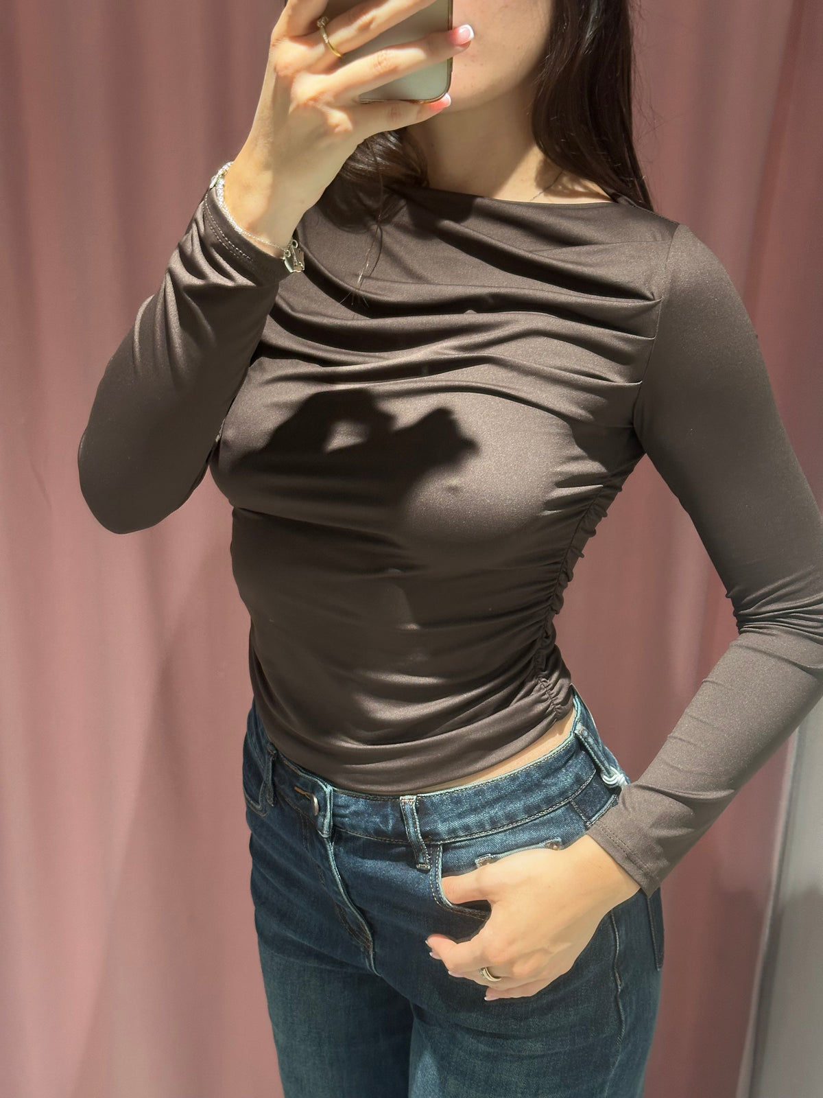 maglia drappeggio