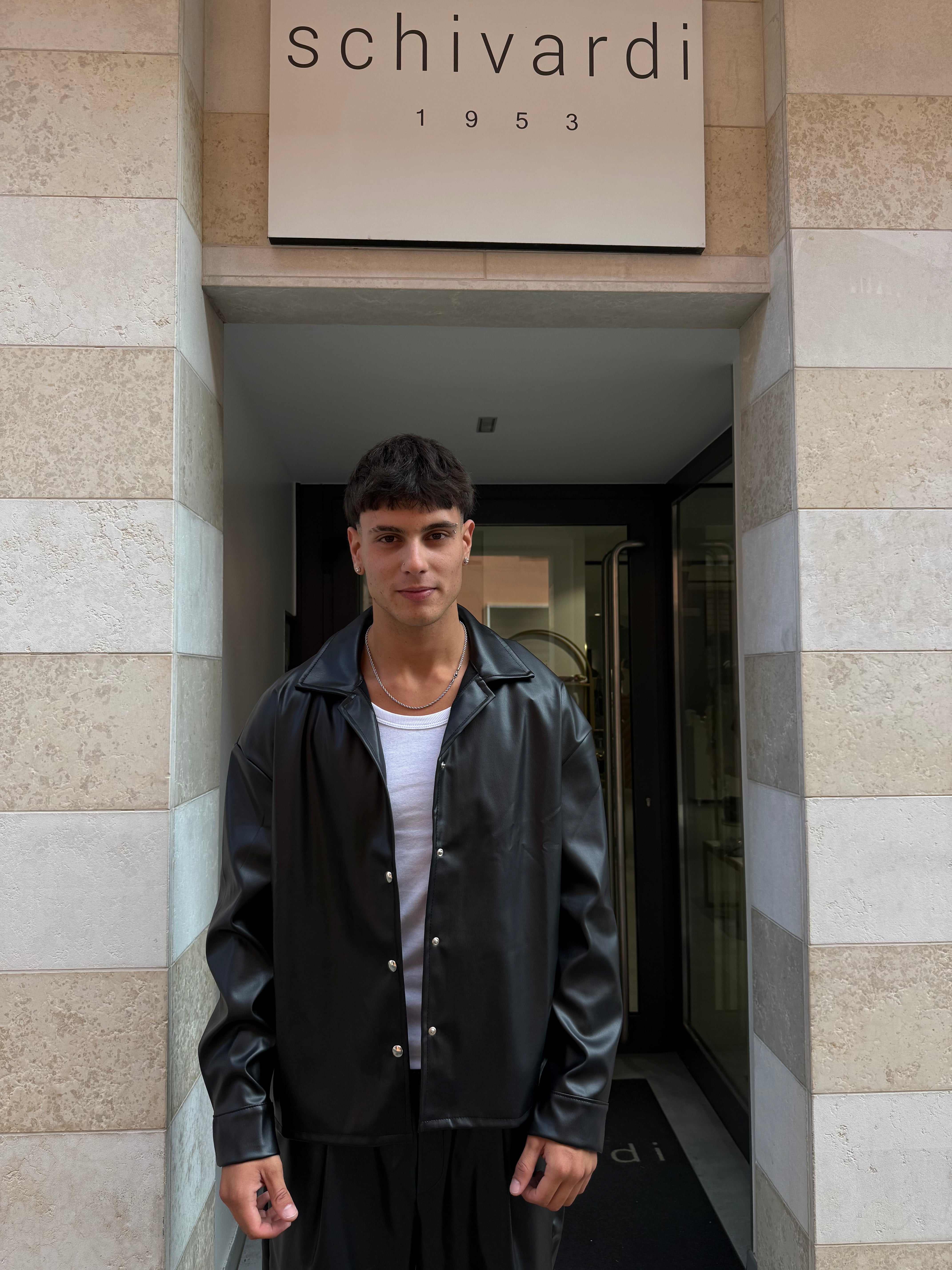 camicia pelle