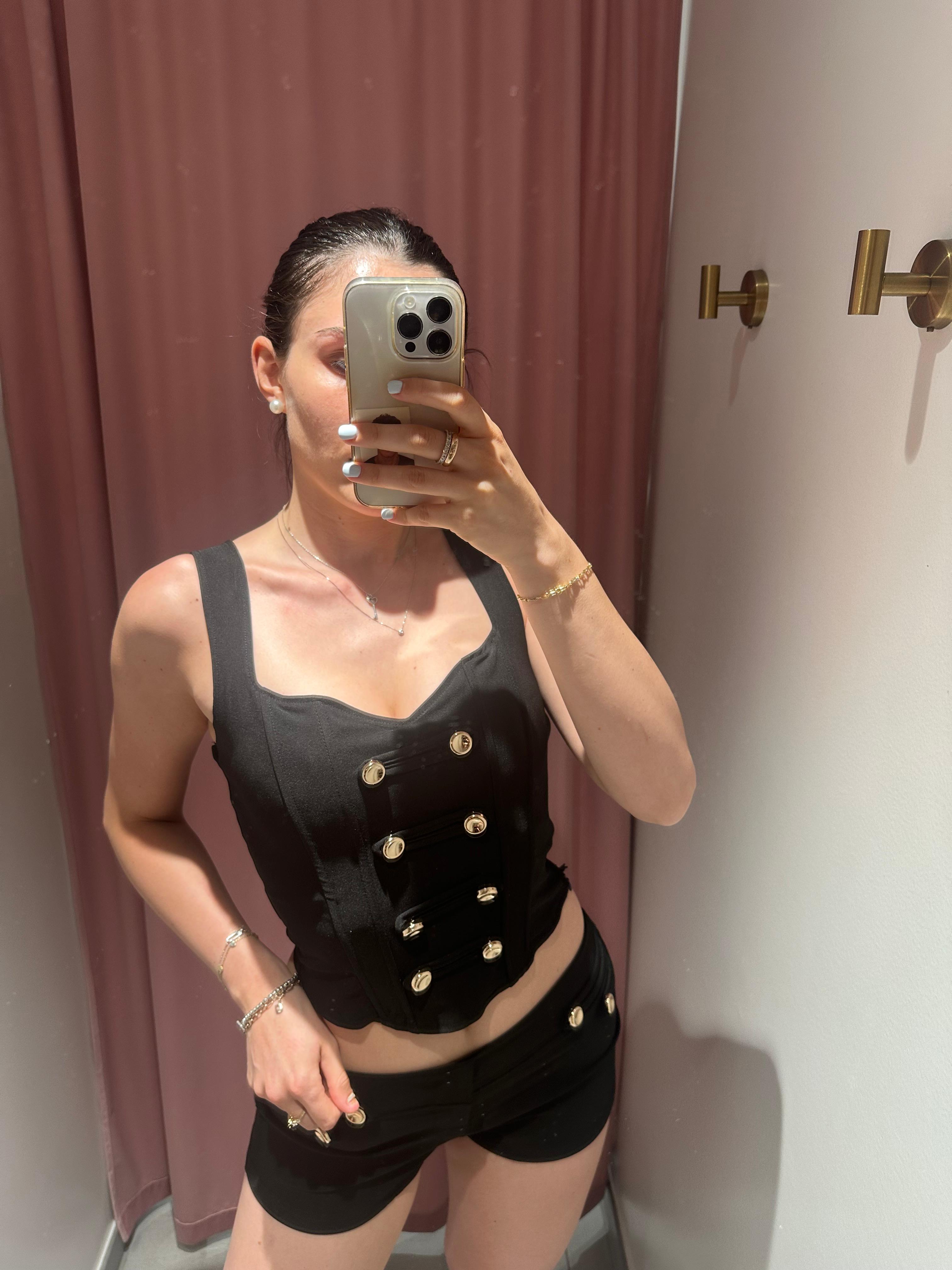 coordinato gilet cow