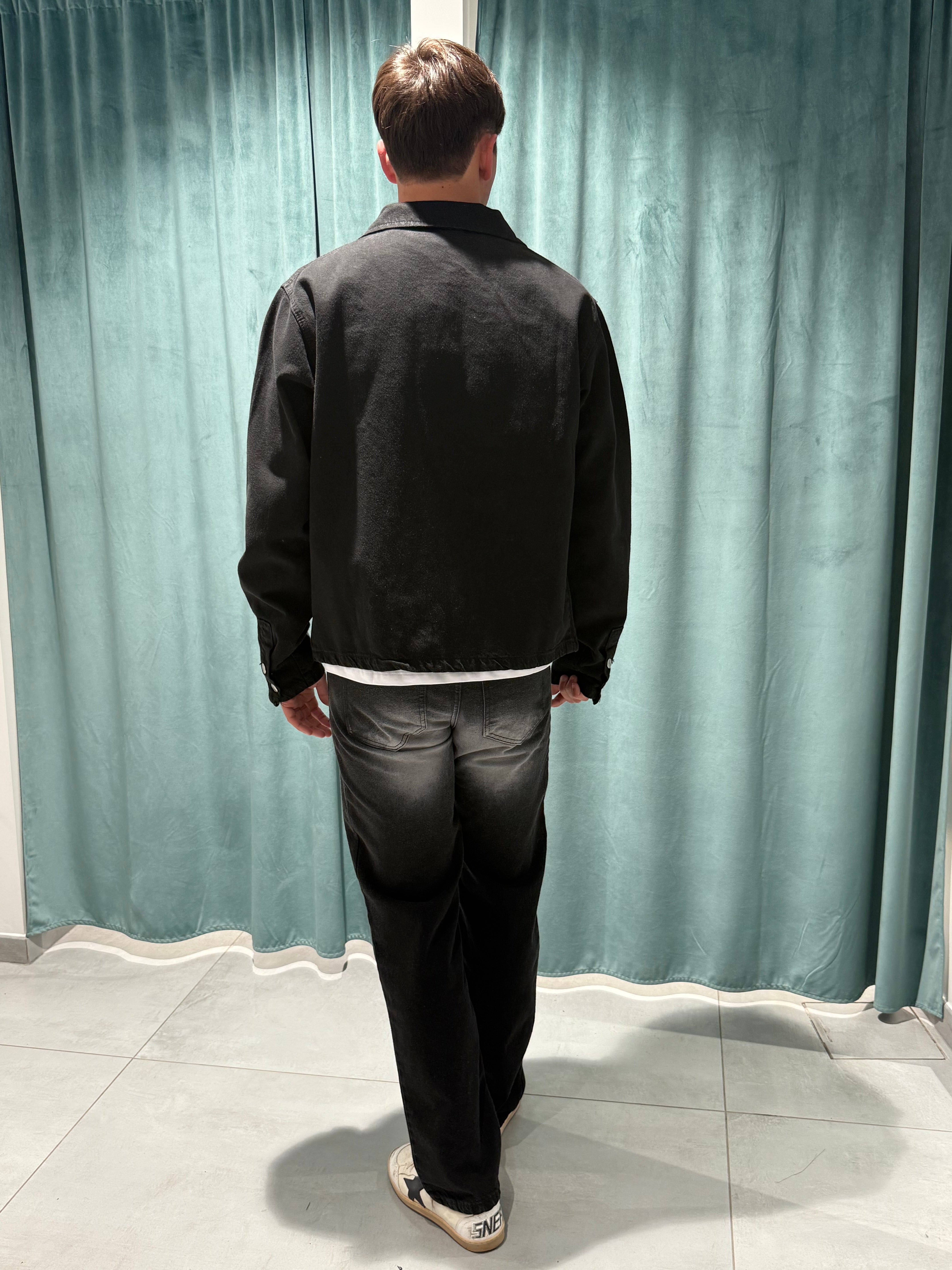 coordinato di jeans sfumato