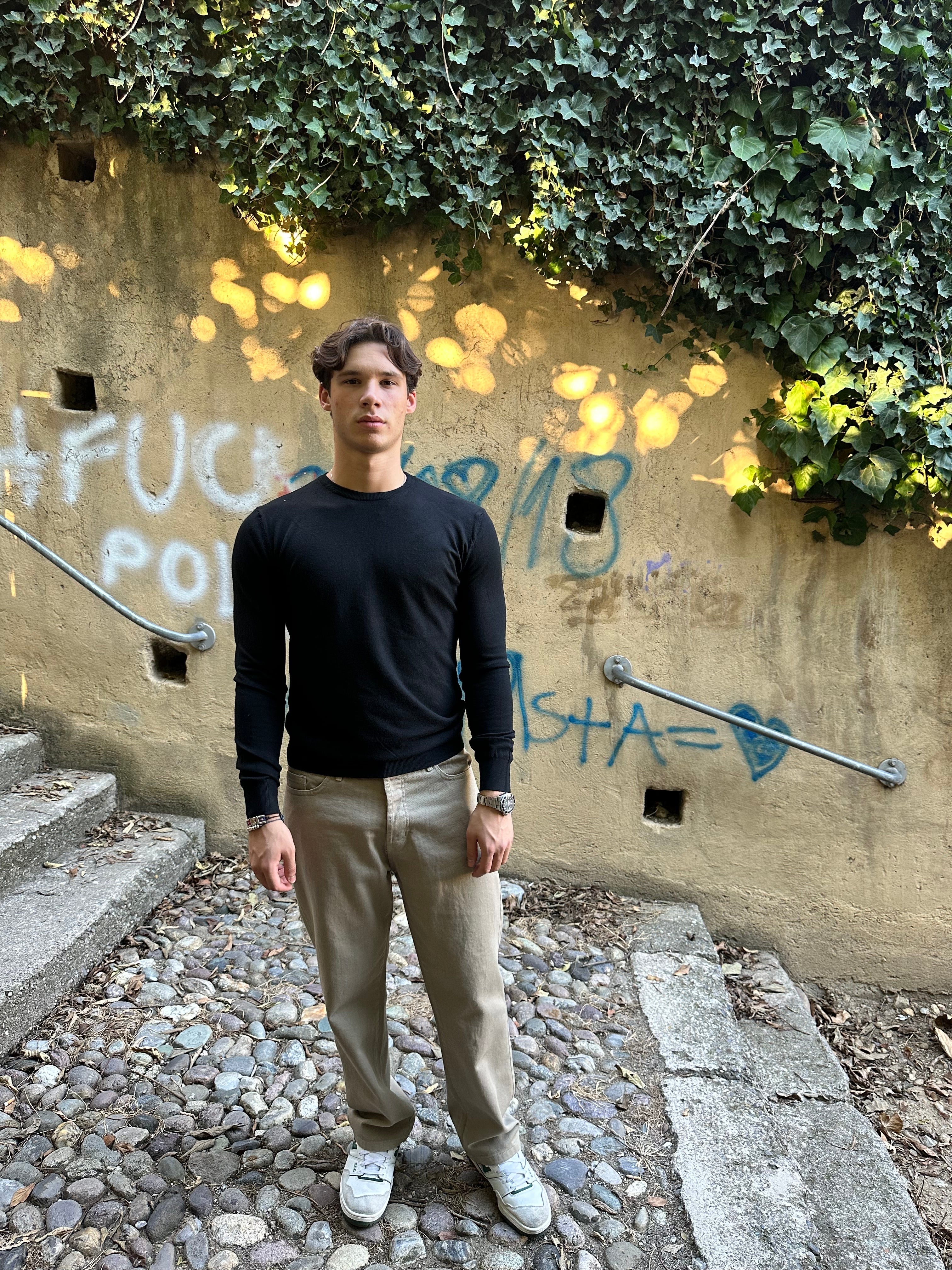 girocollo basic nero