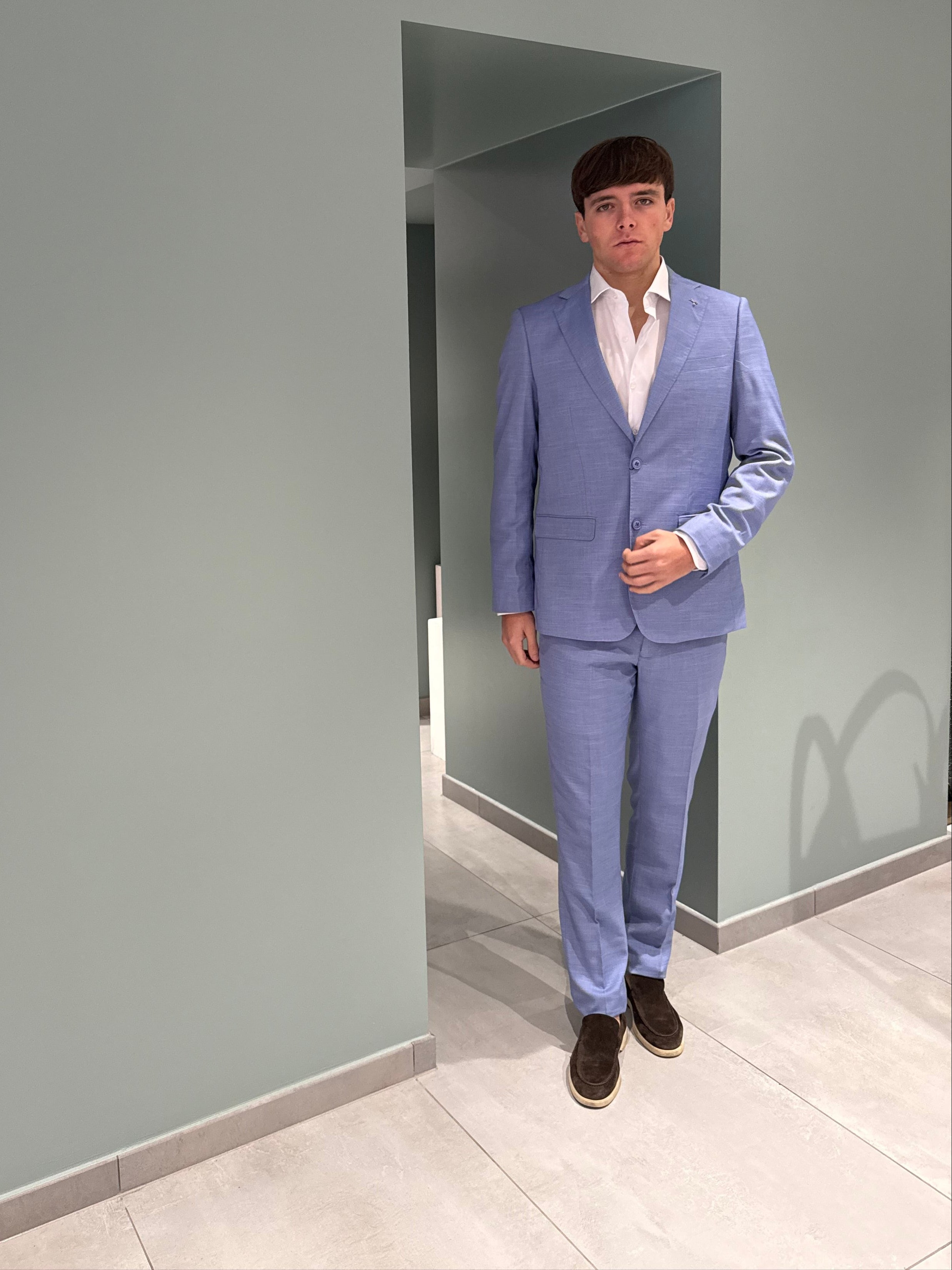 completo azzurro