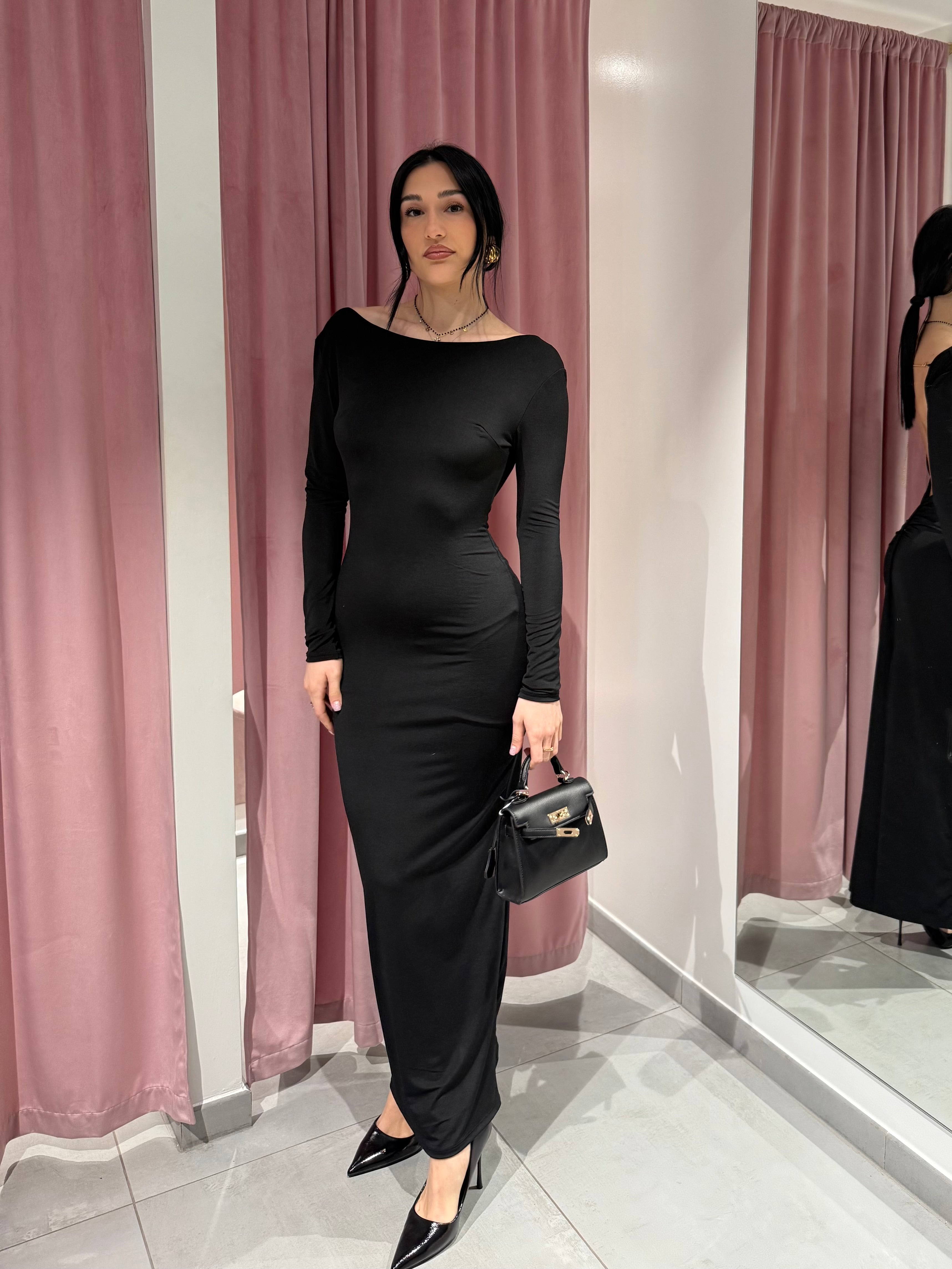 abito dettaglio oro schiena