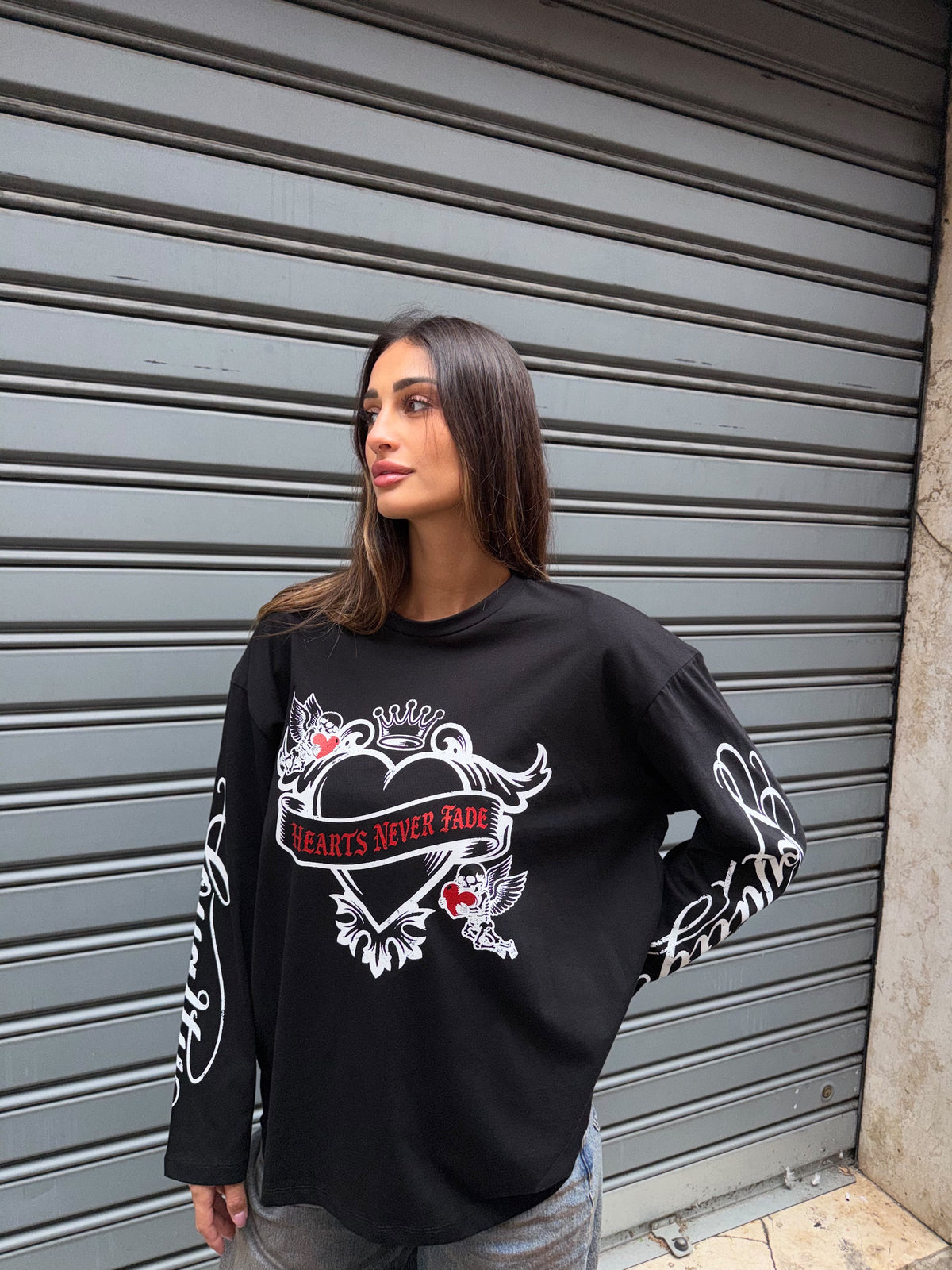 long sleeve heart