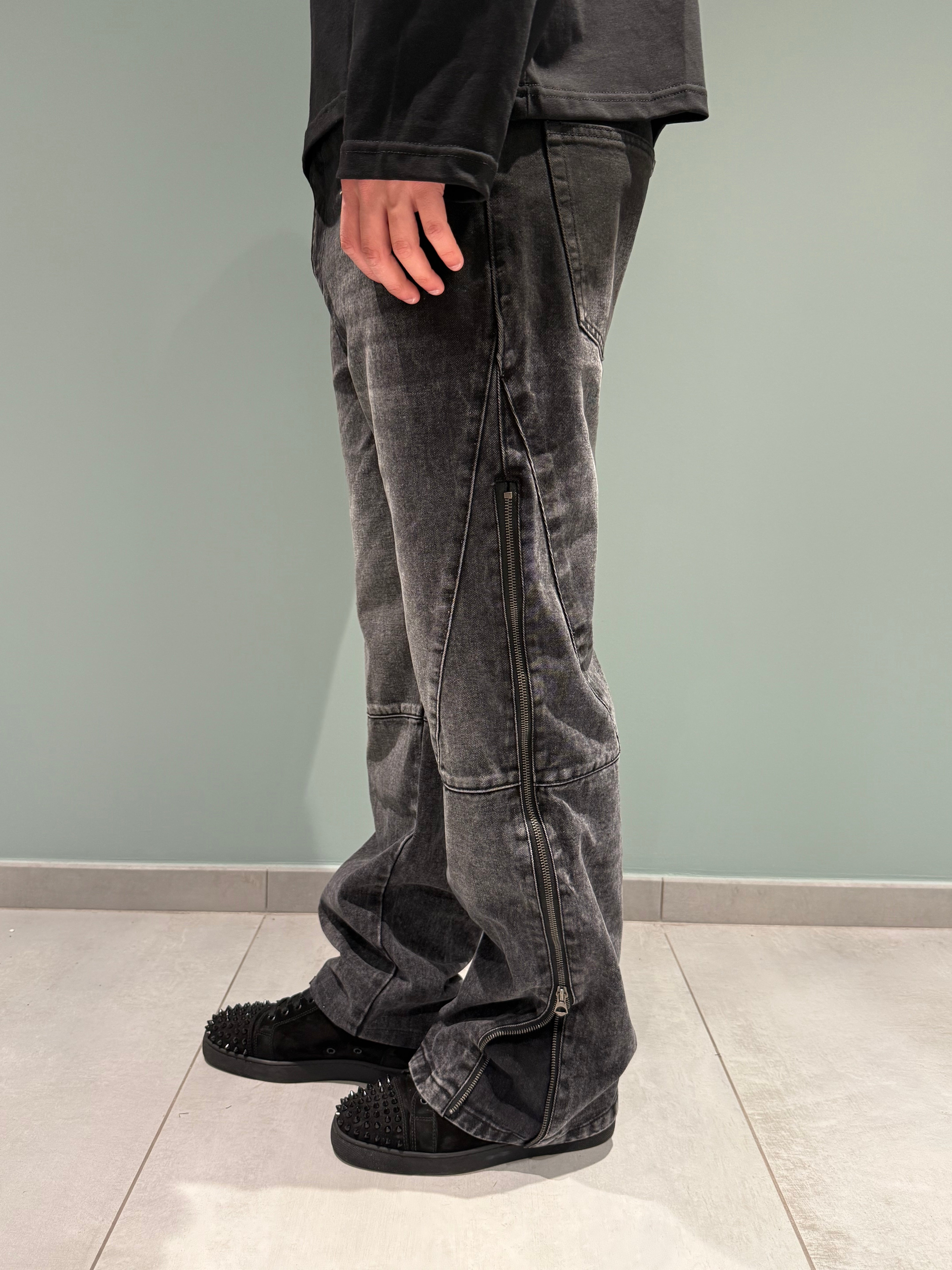 pantalone zippato