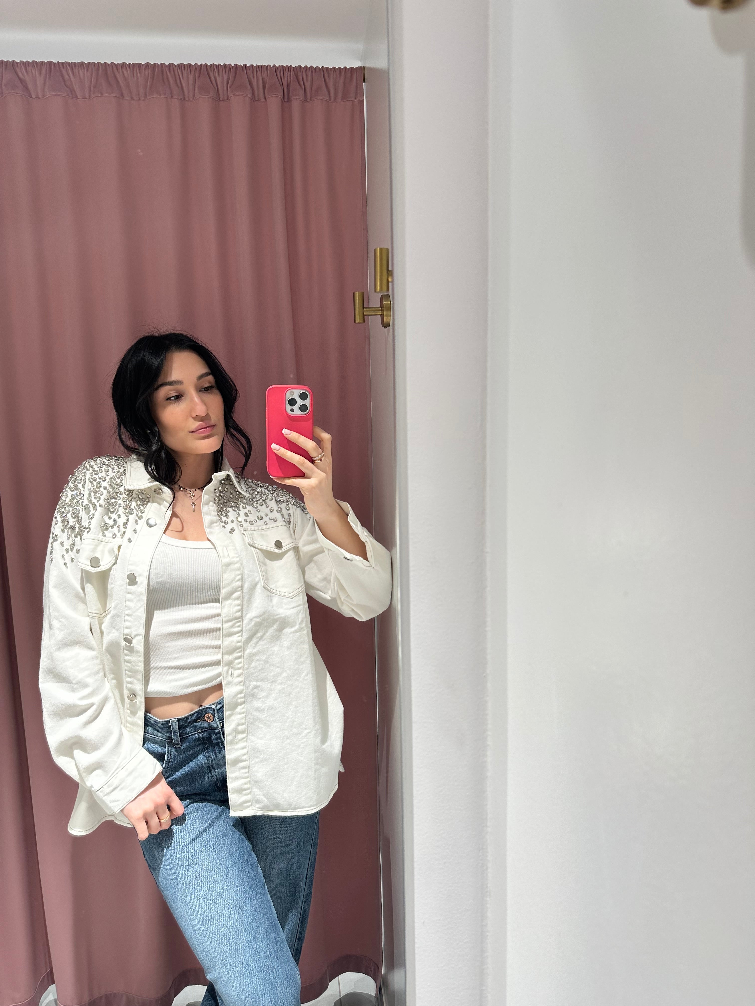 camicia strass