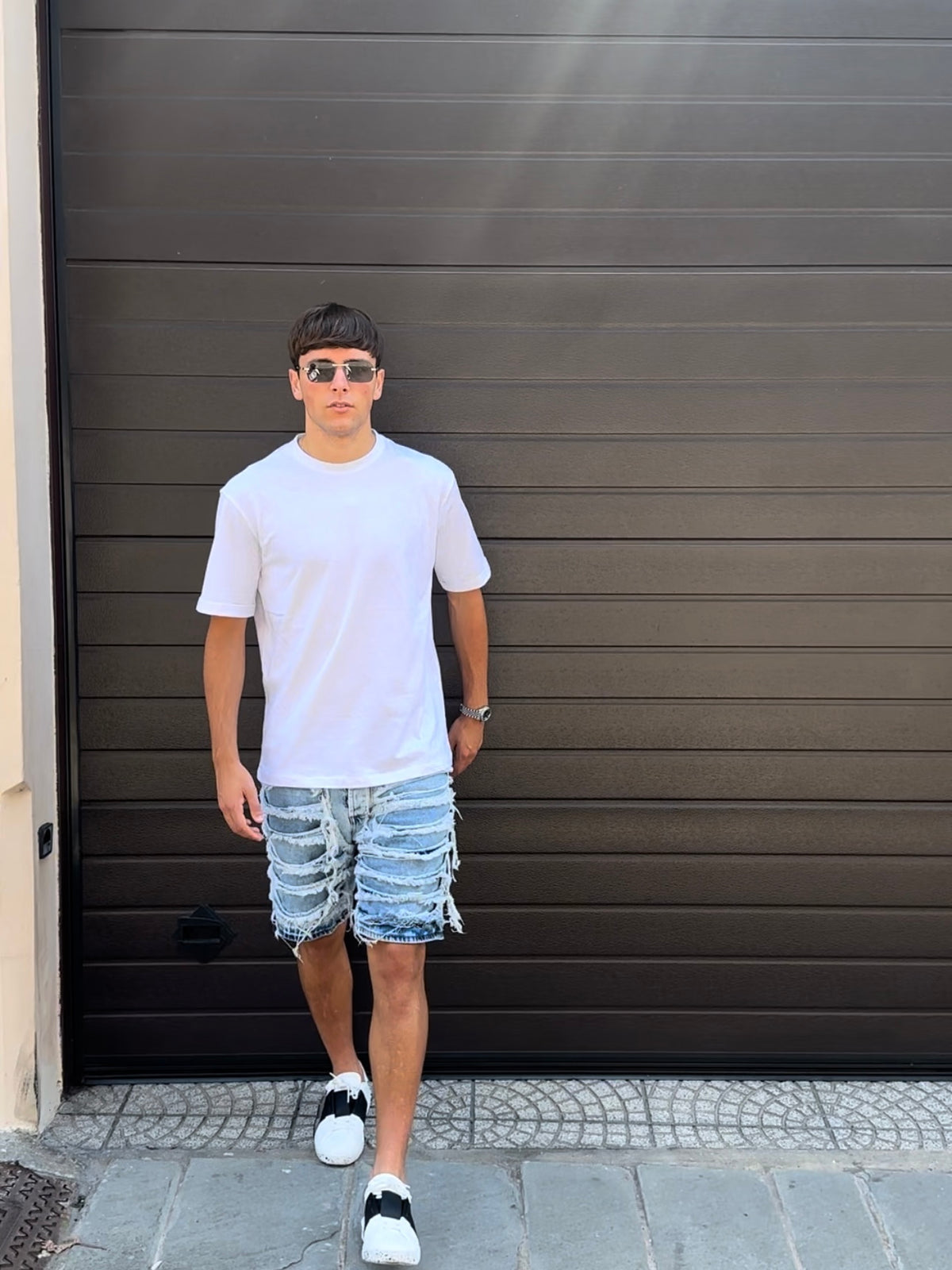 bermuda rotture jeans