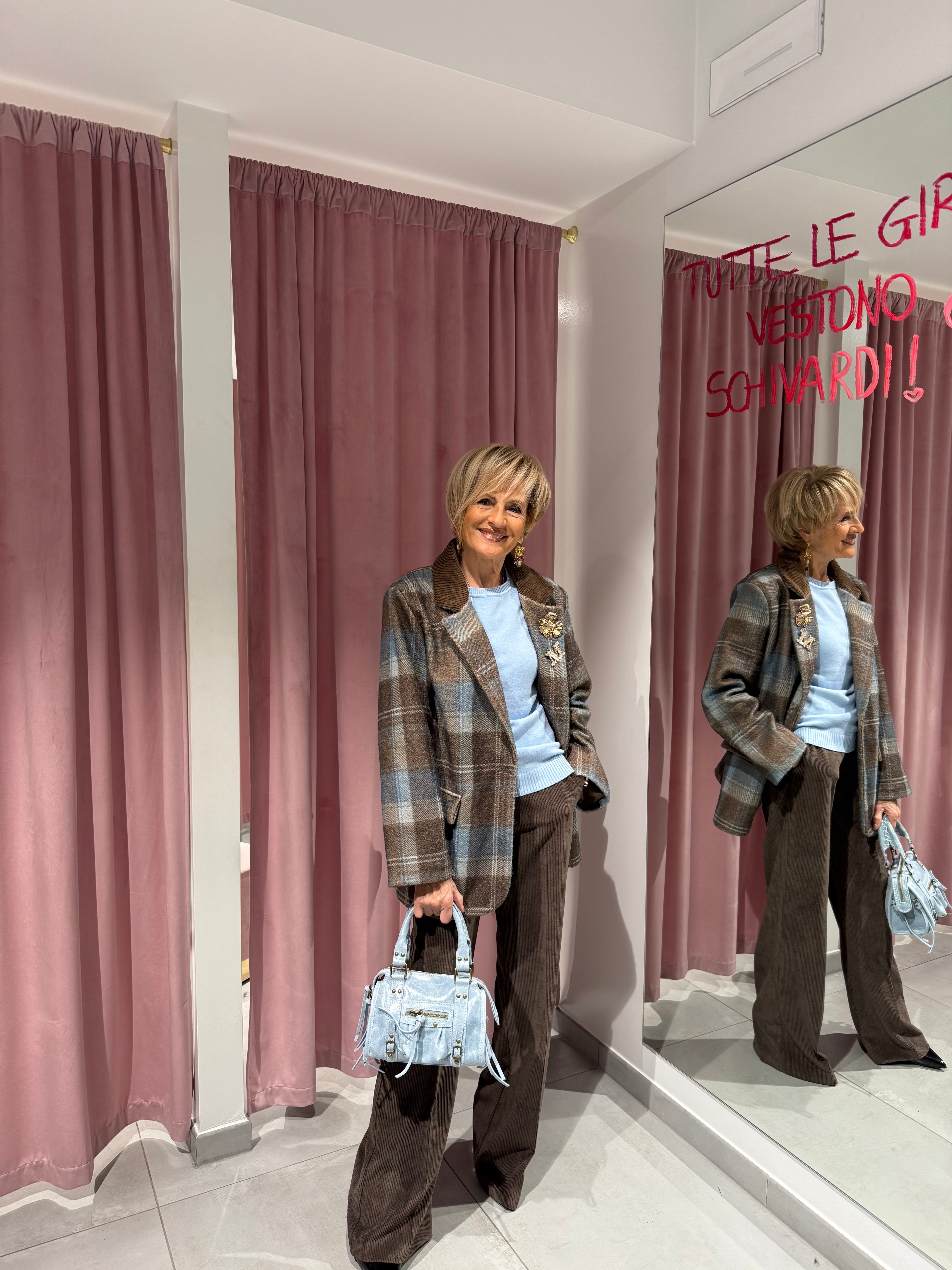 giacca blazer spille