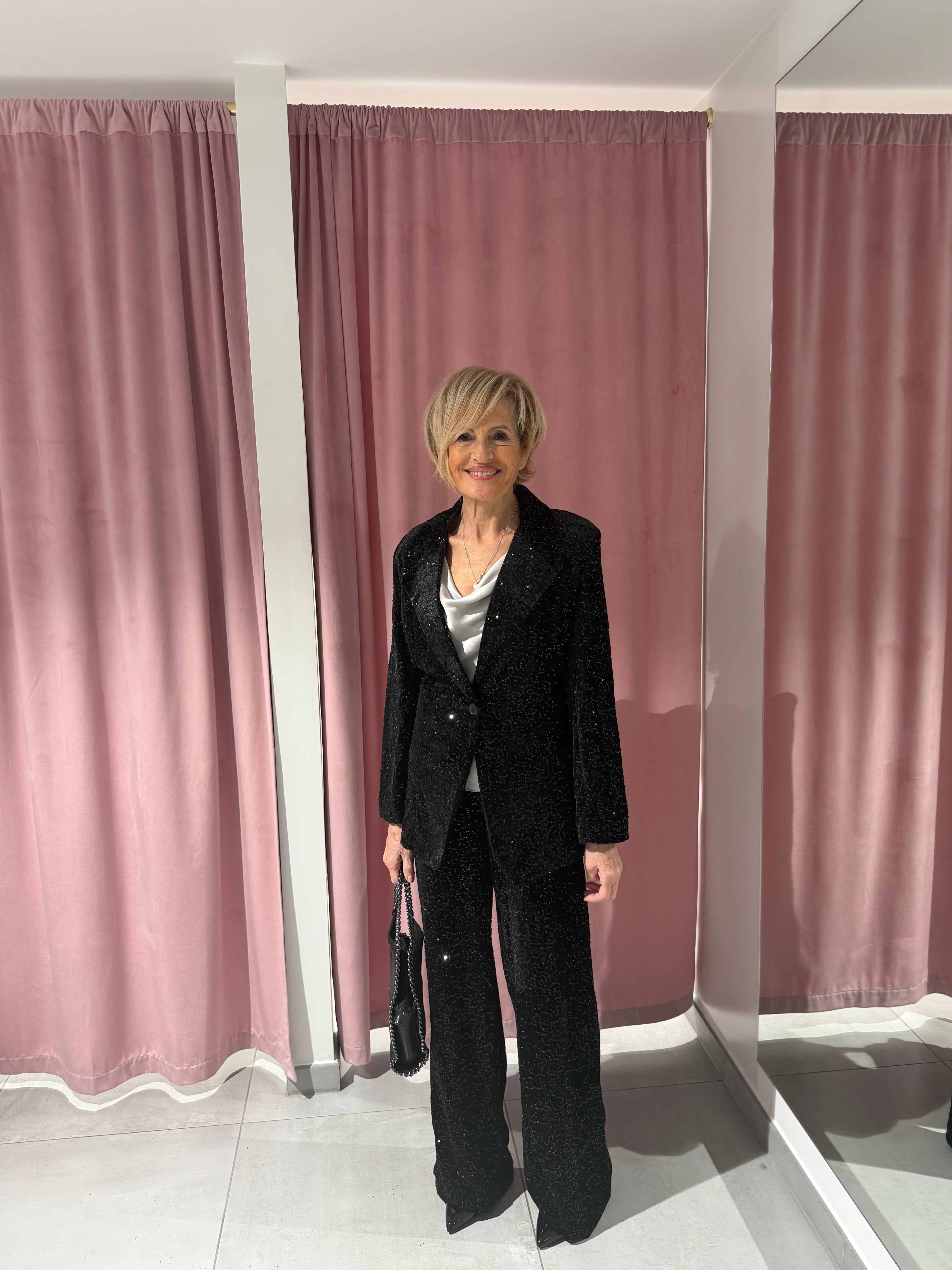 tailleur paillettes lady