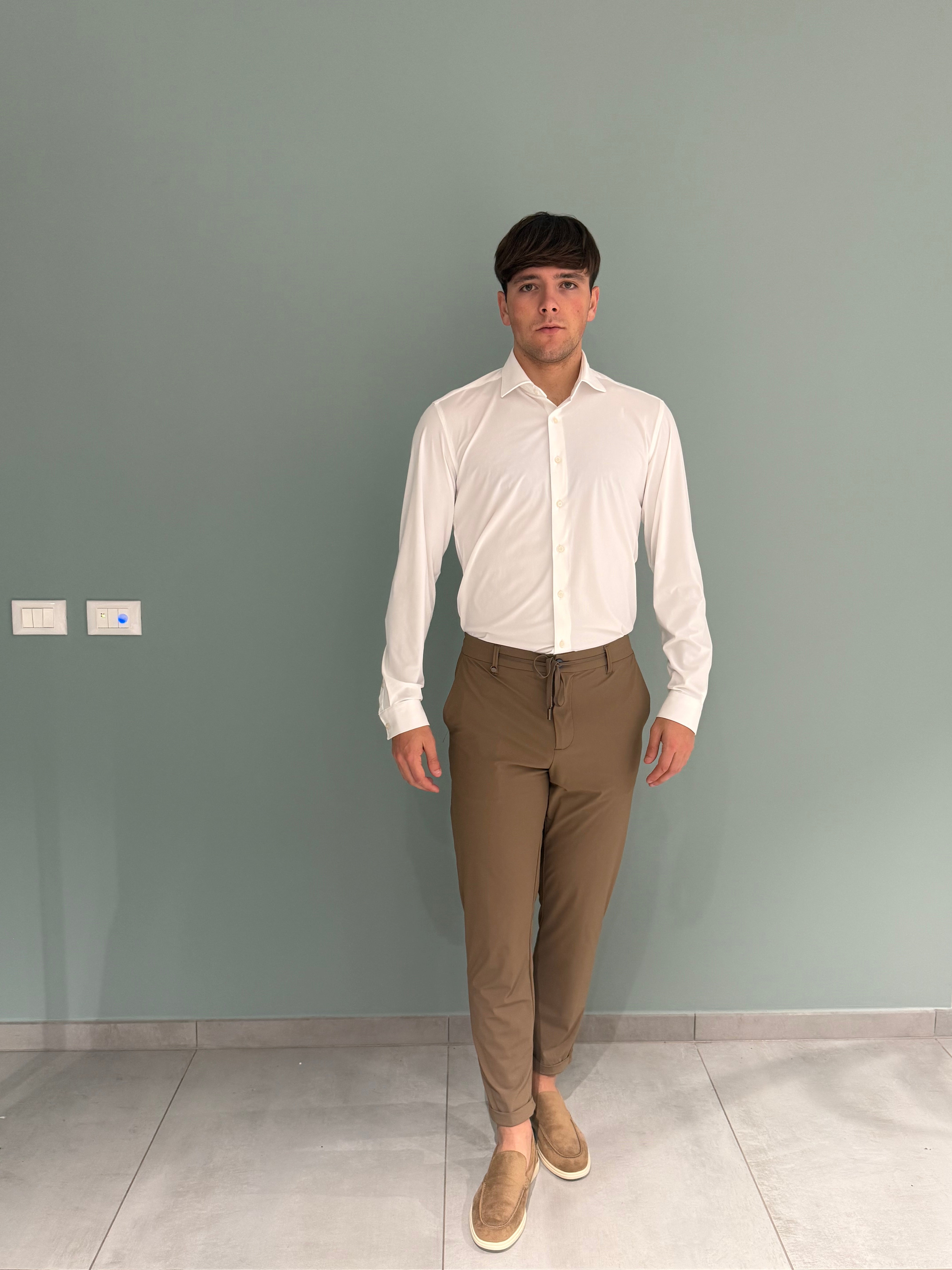 camicia bianca no stiro