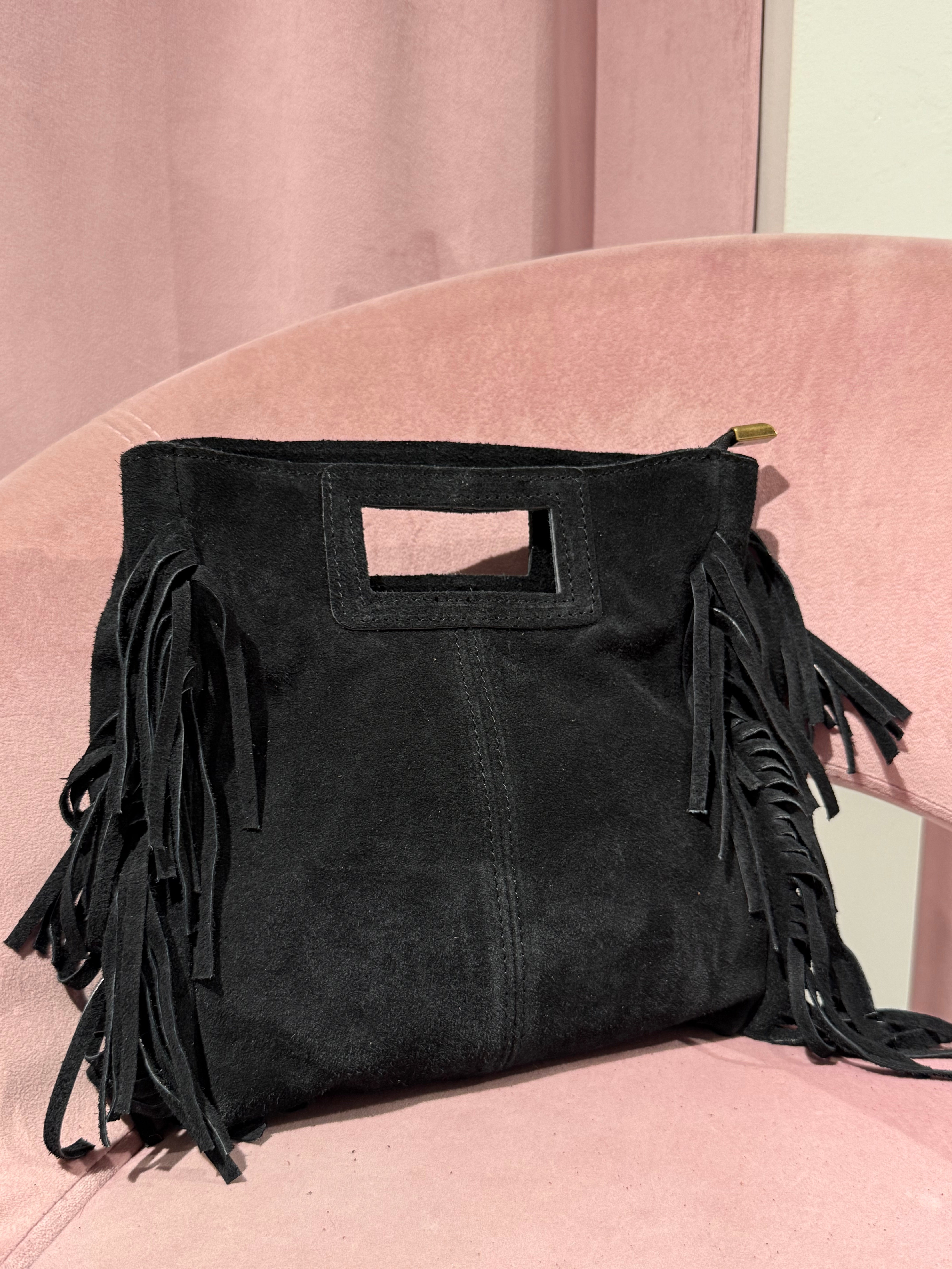 borsa medium frangiata