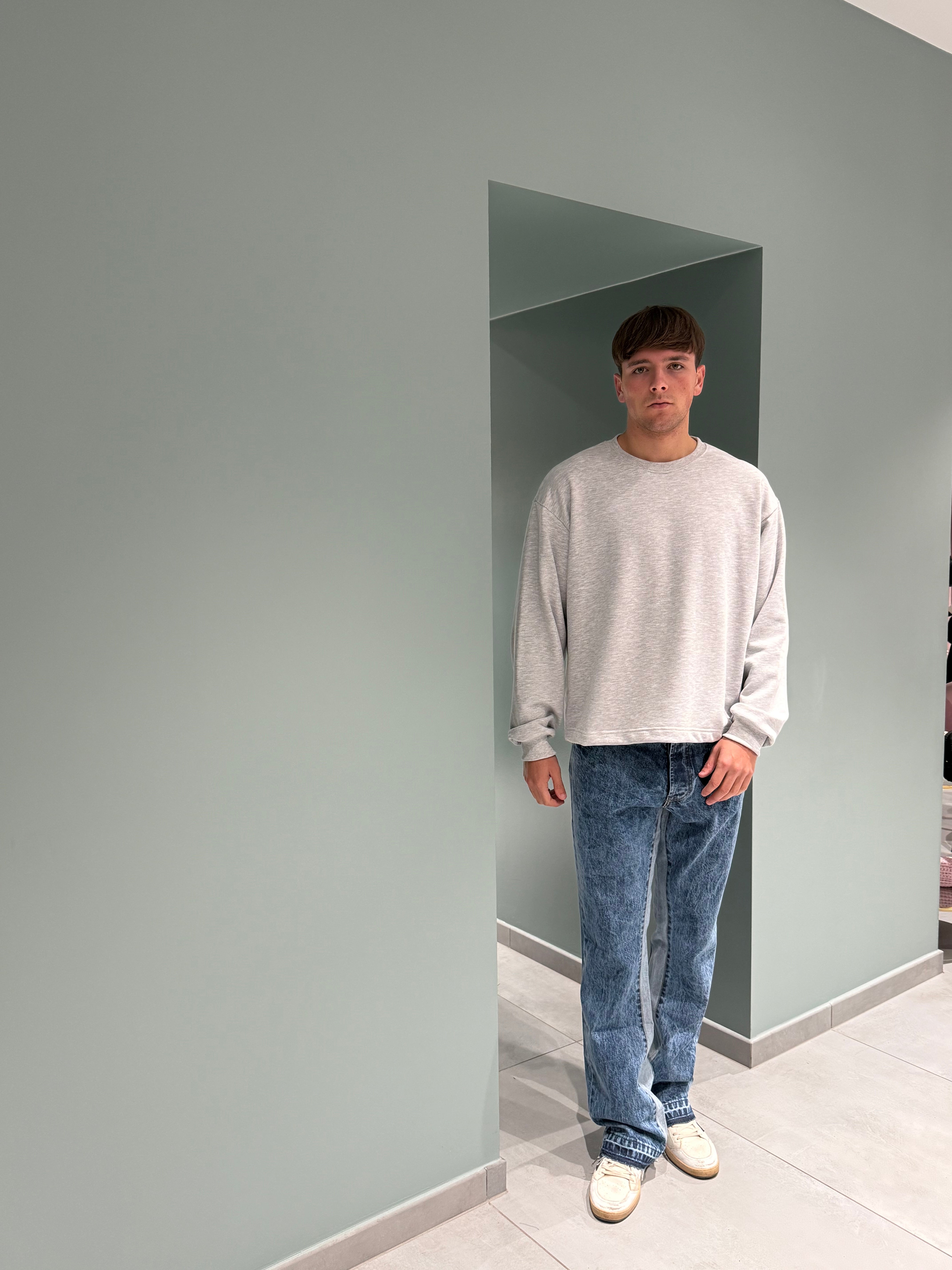 jeans flare slavati