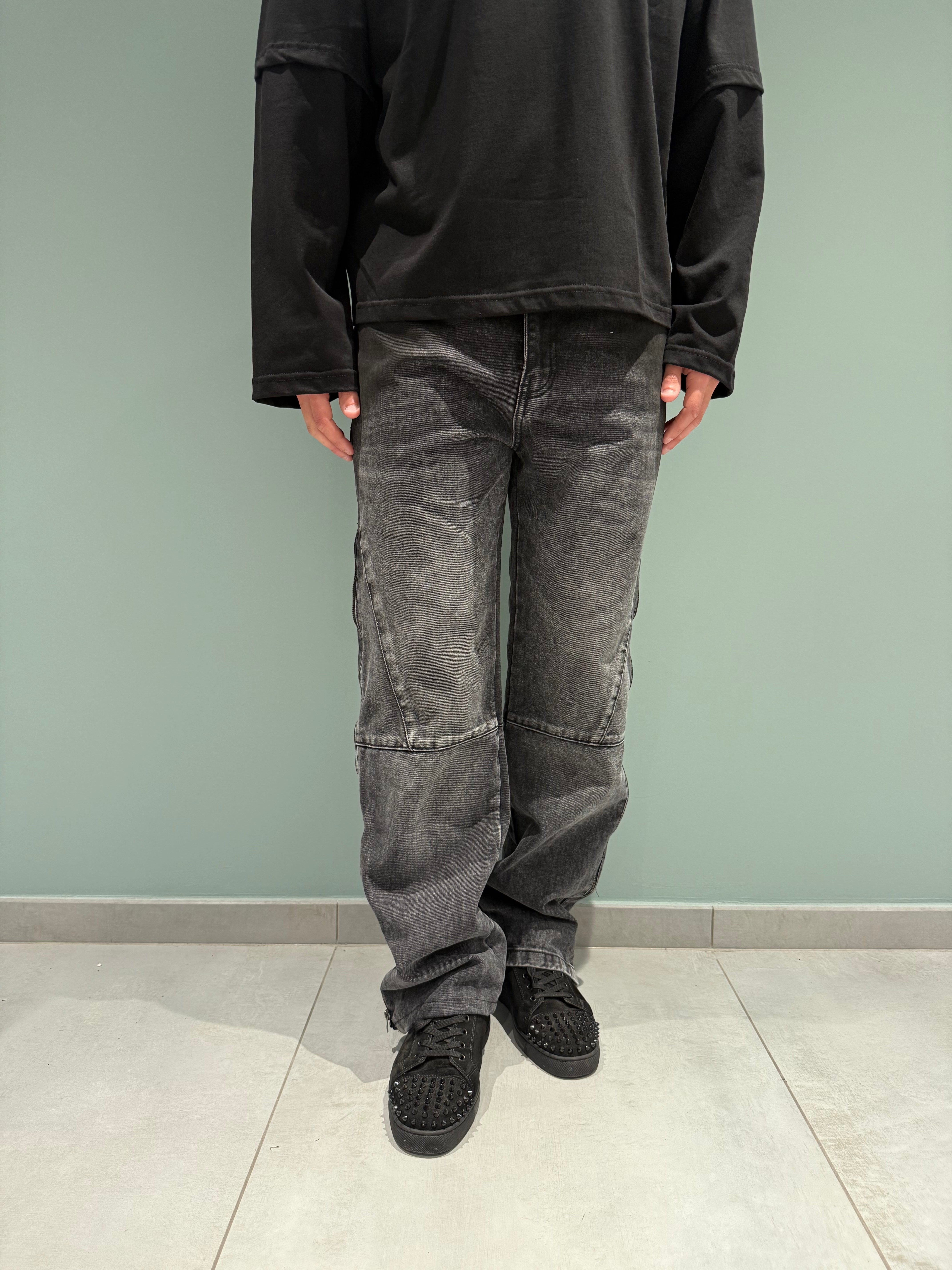 pantalone zippato