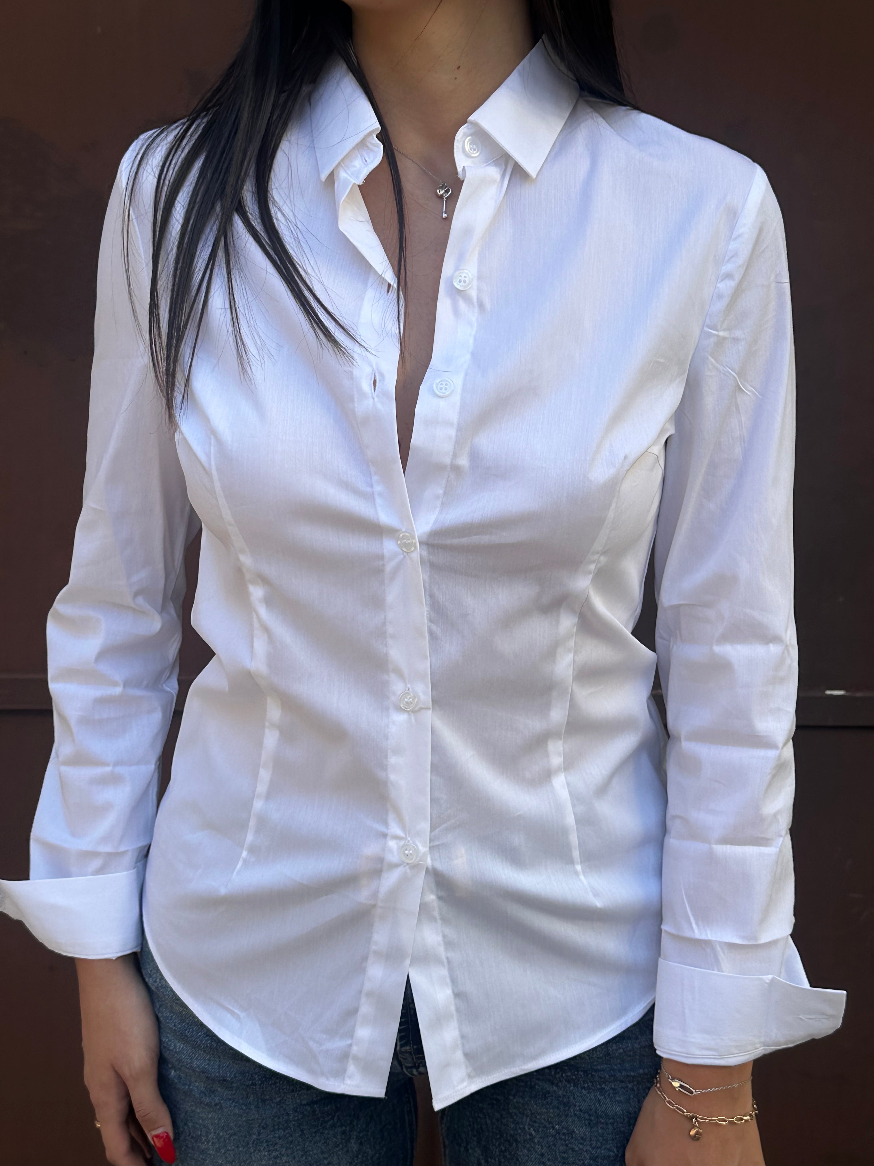 camicia basic bianca