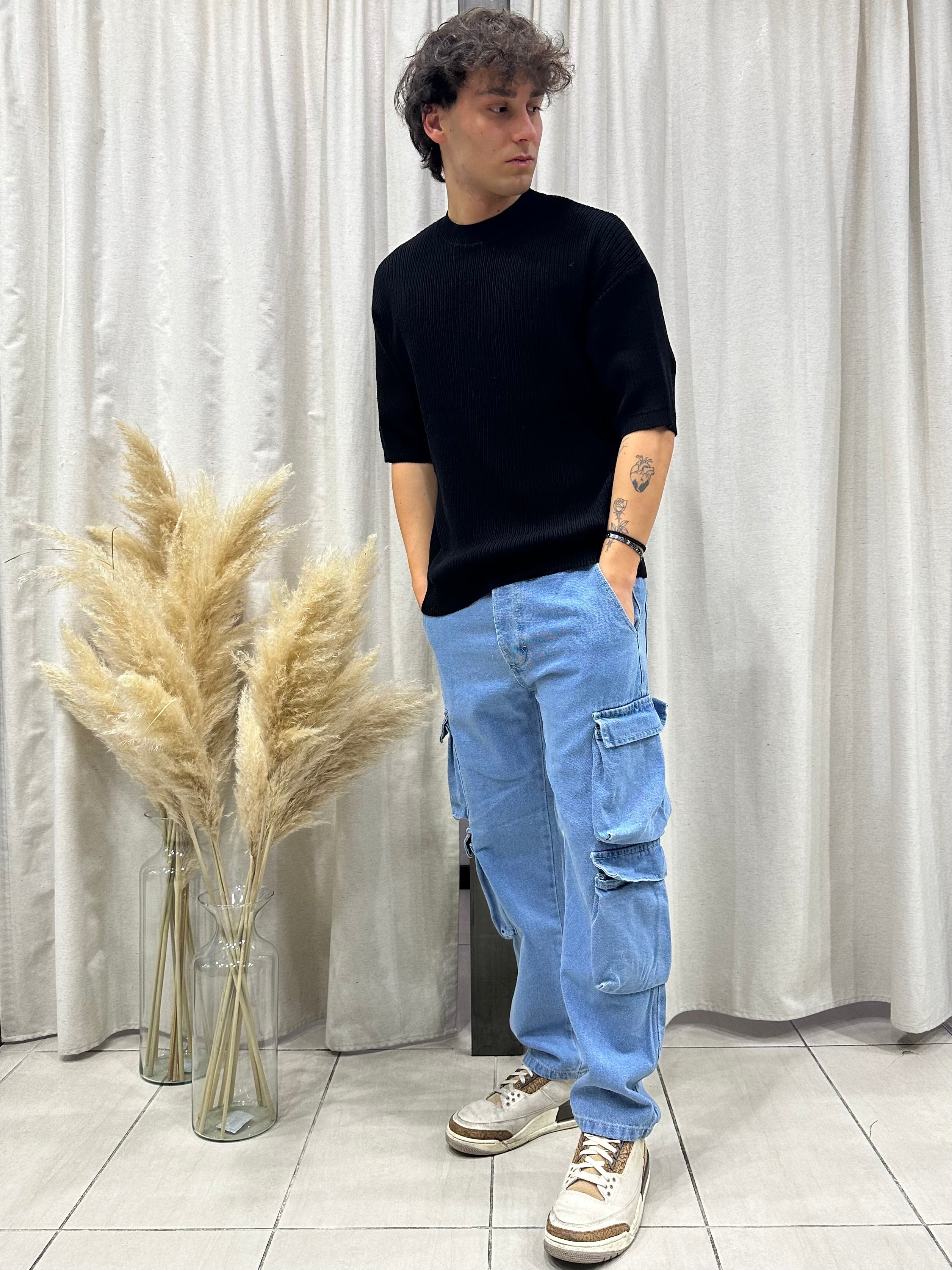 jeans cargo luca