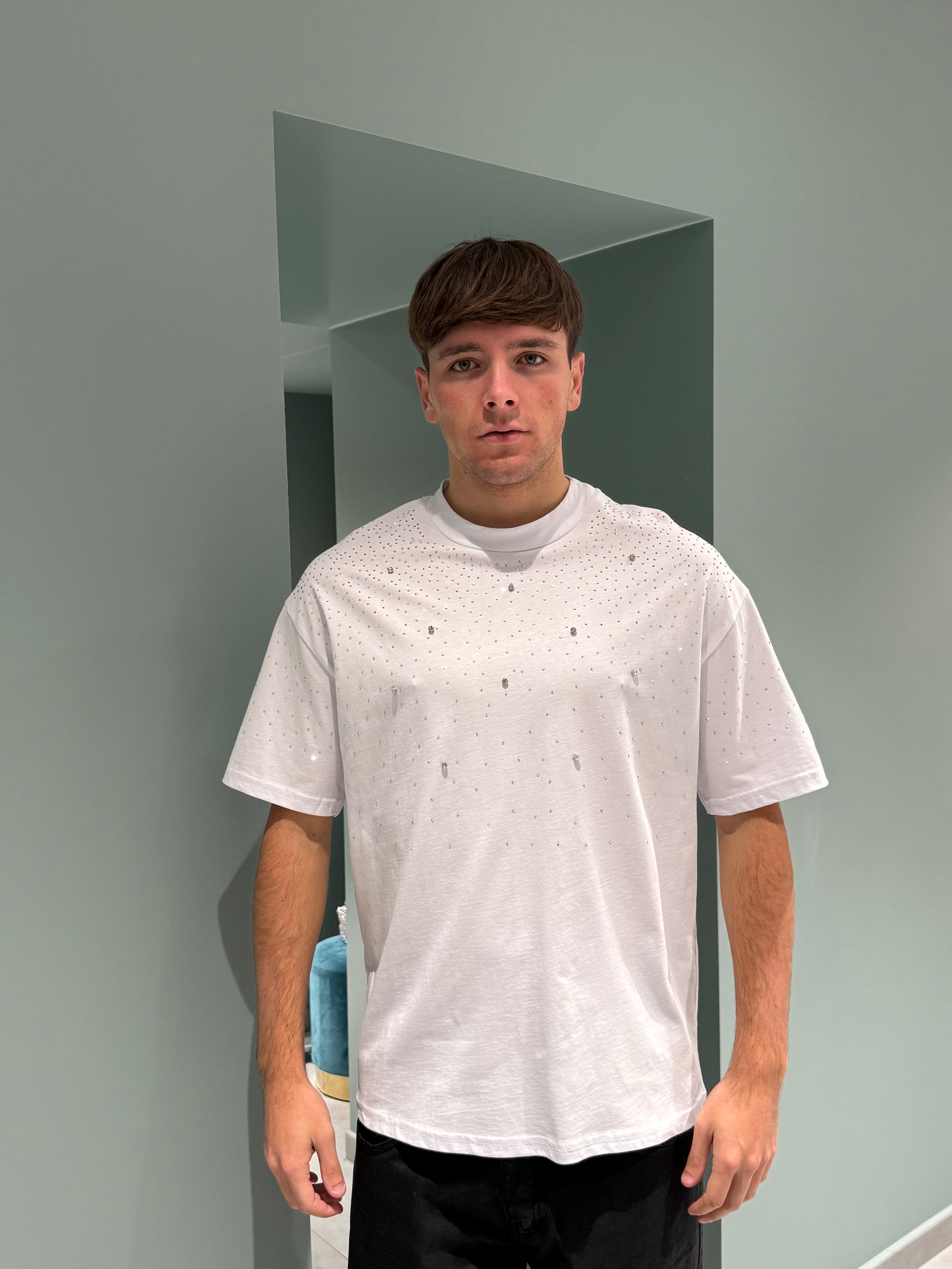 t-shirt diamantata