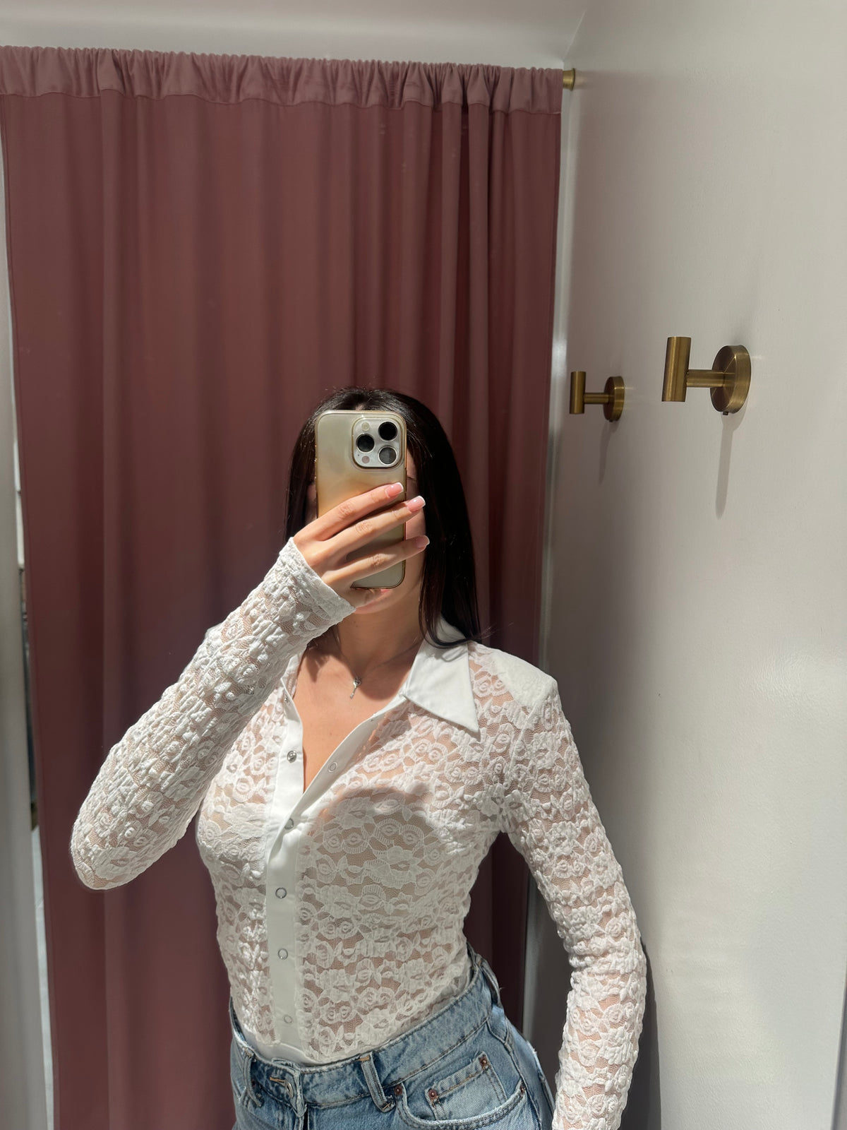 body camicia pizzo