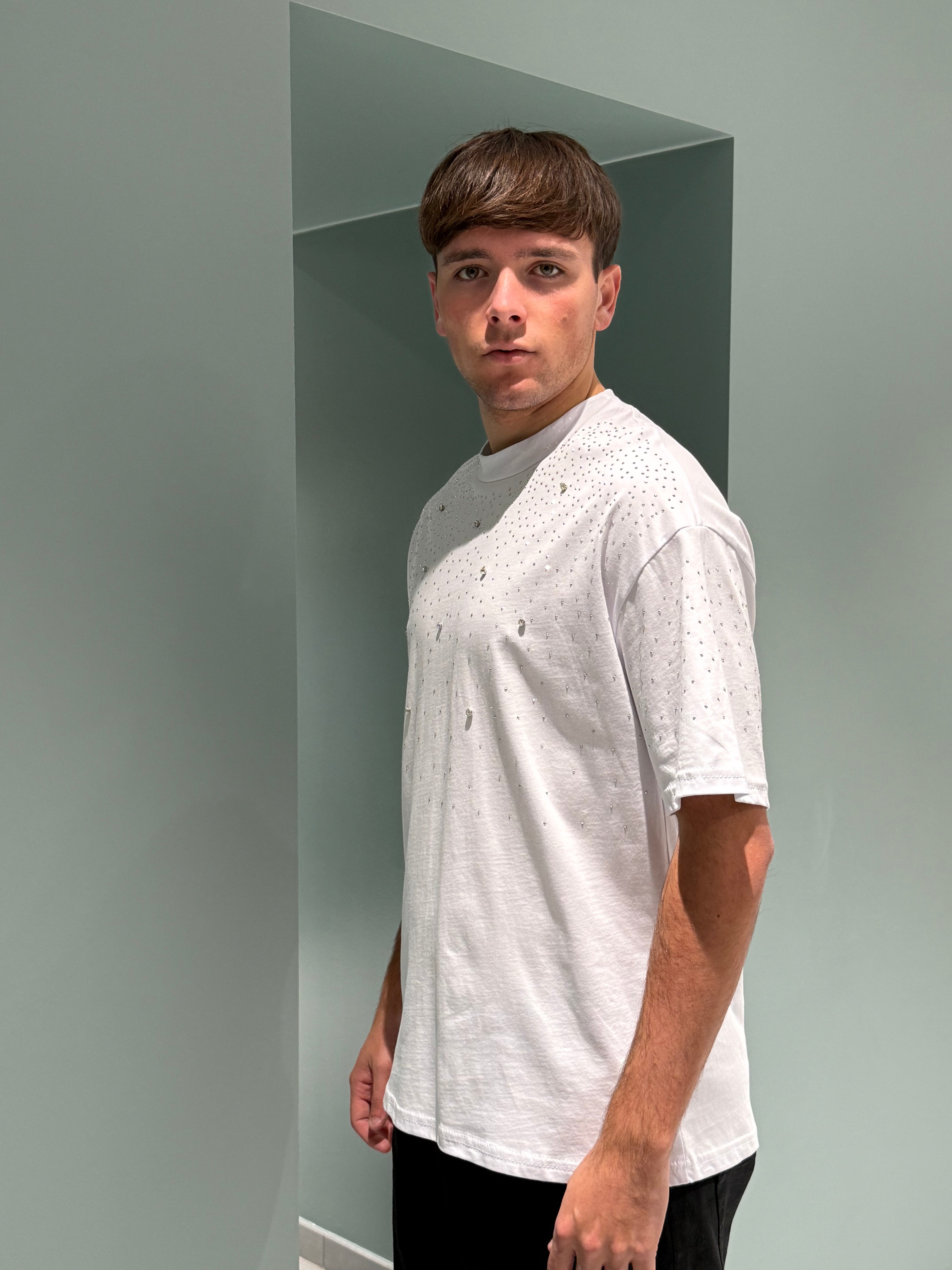t-shirt diamantata