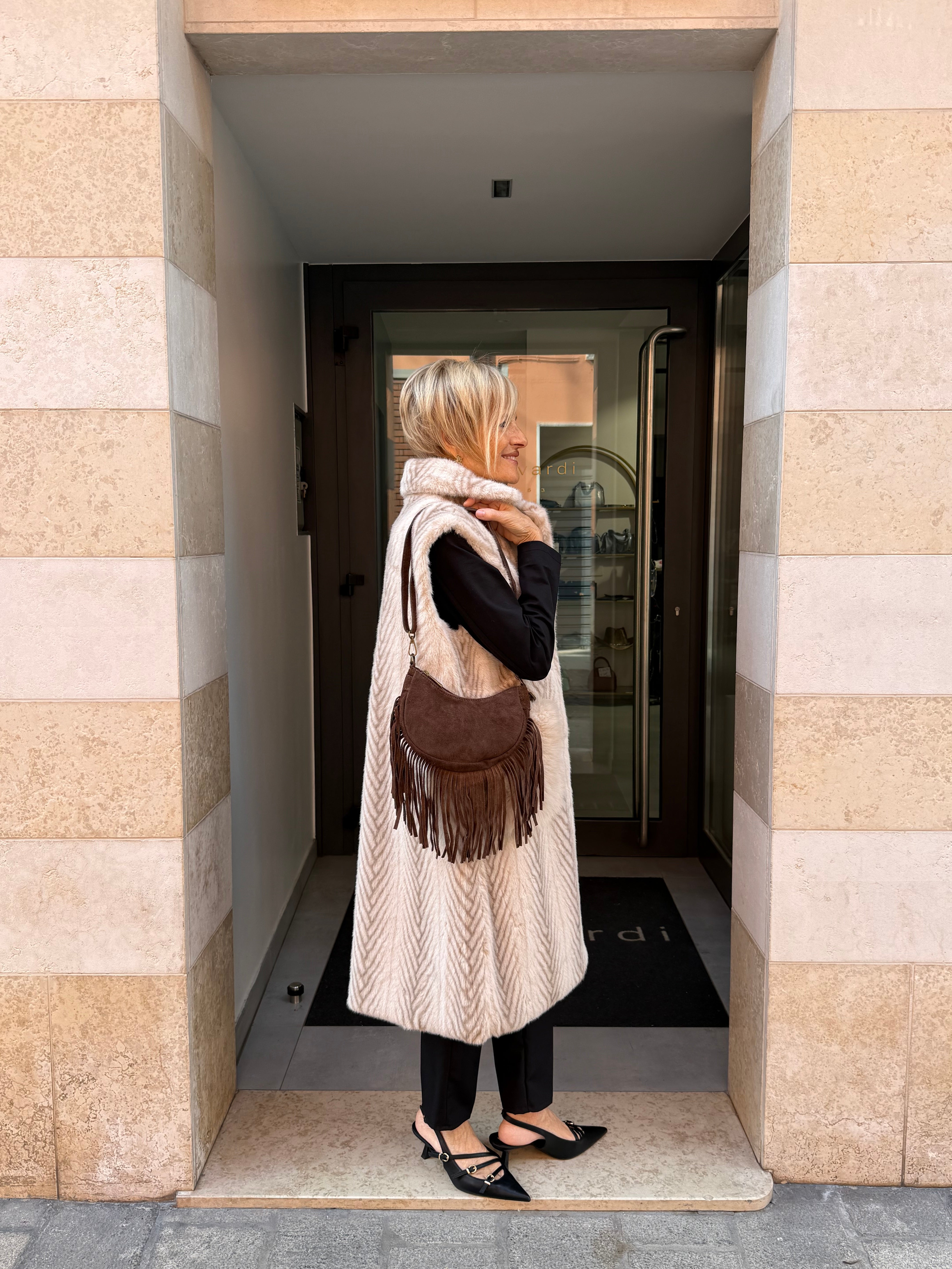 gilet ecopelliccia