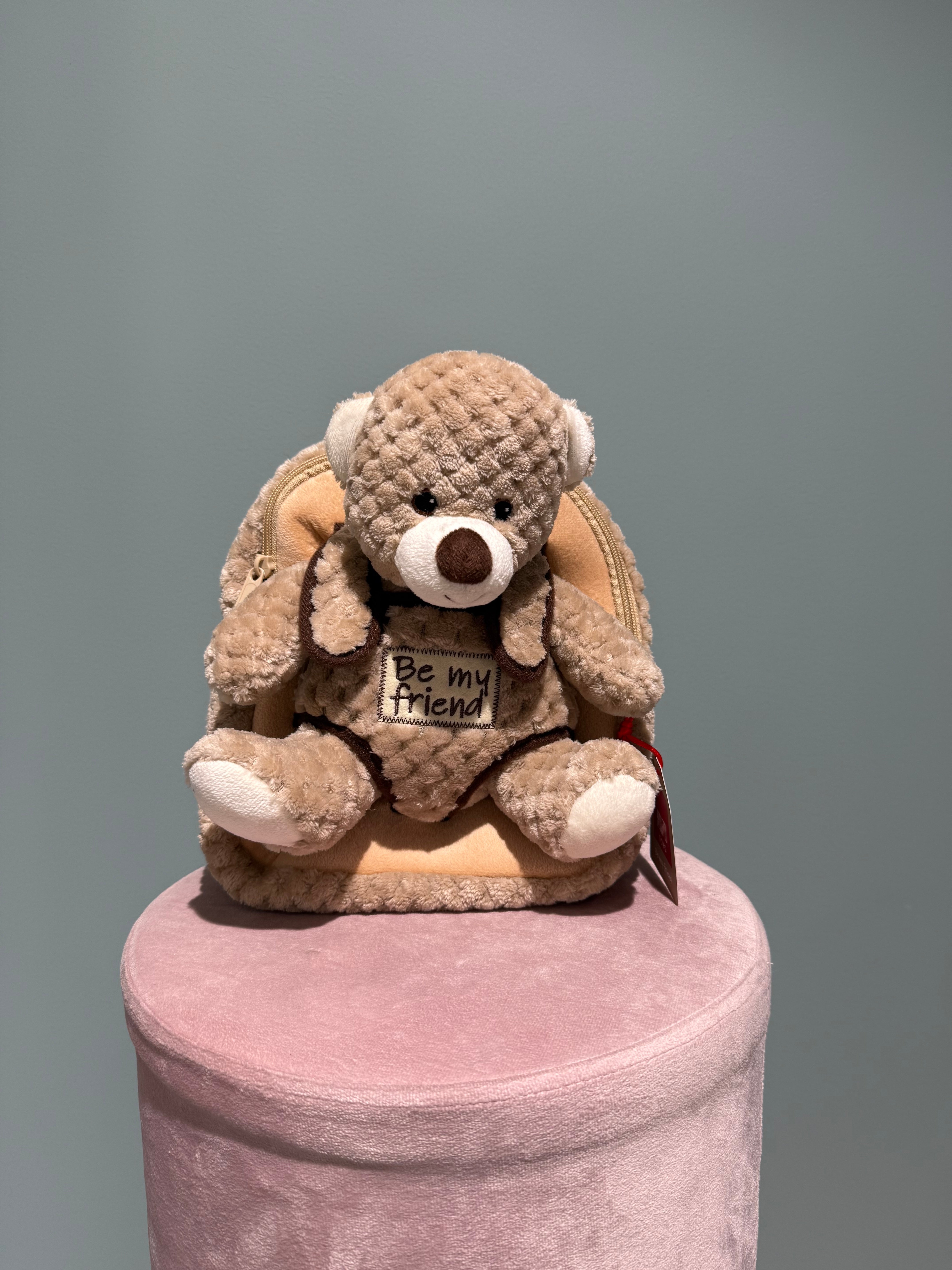 zaino con peluche staccabile 1