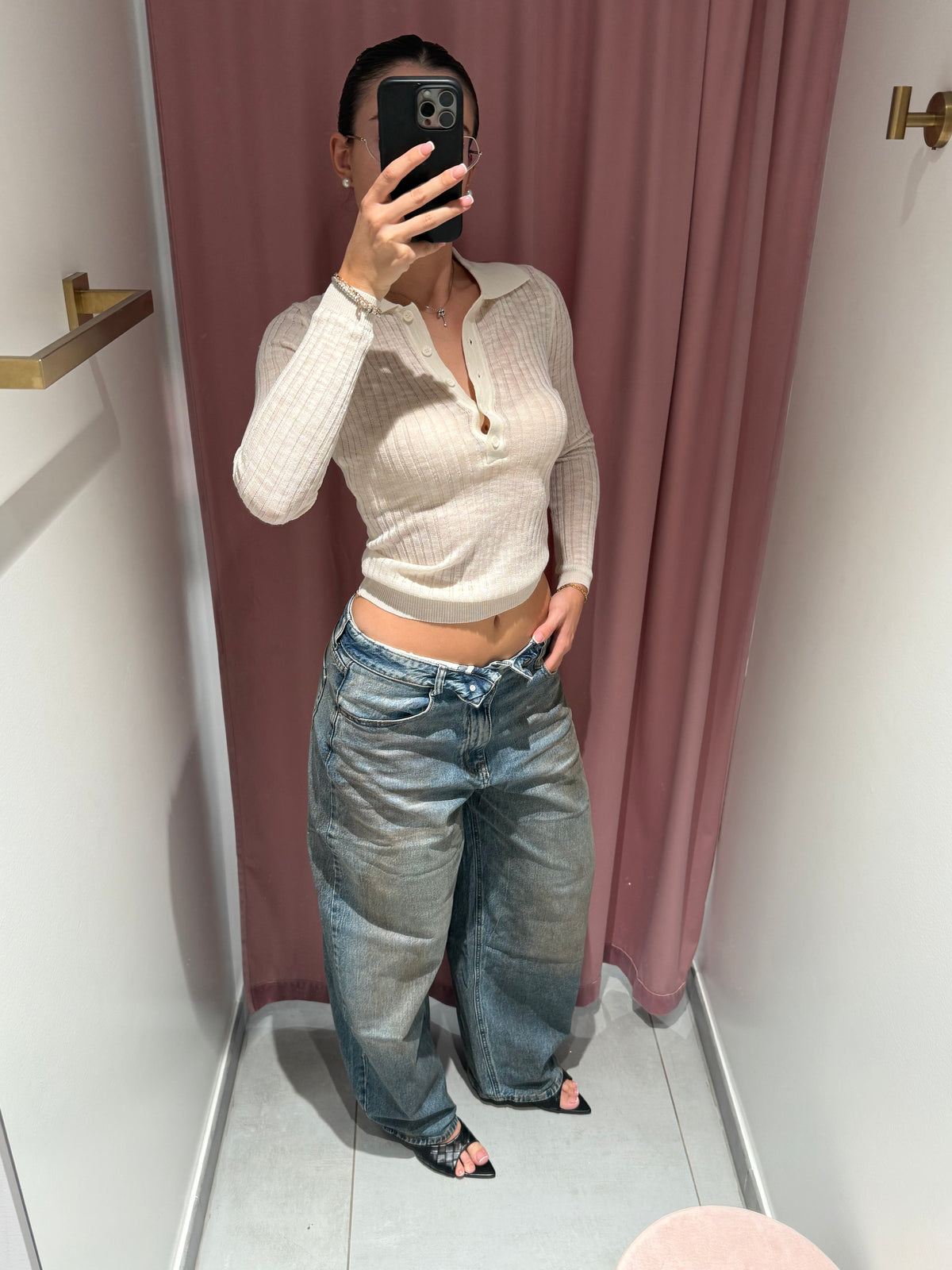 jeans vita reverse