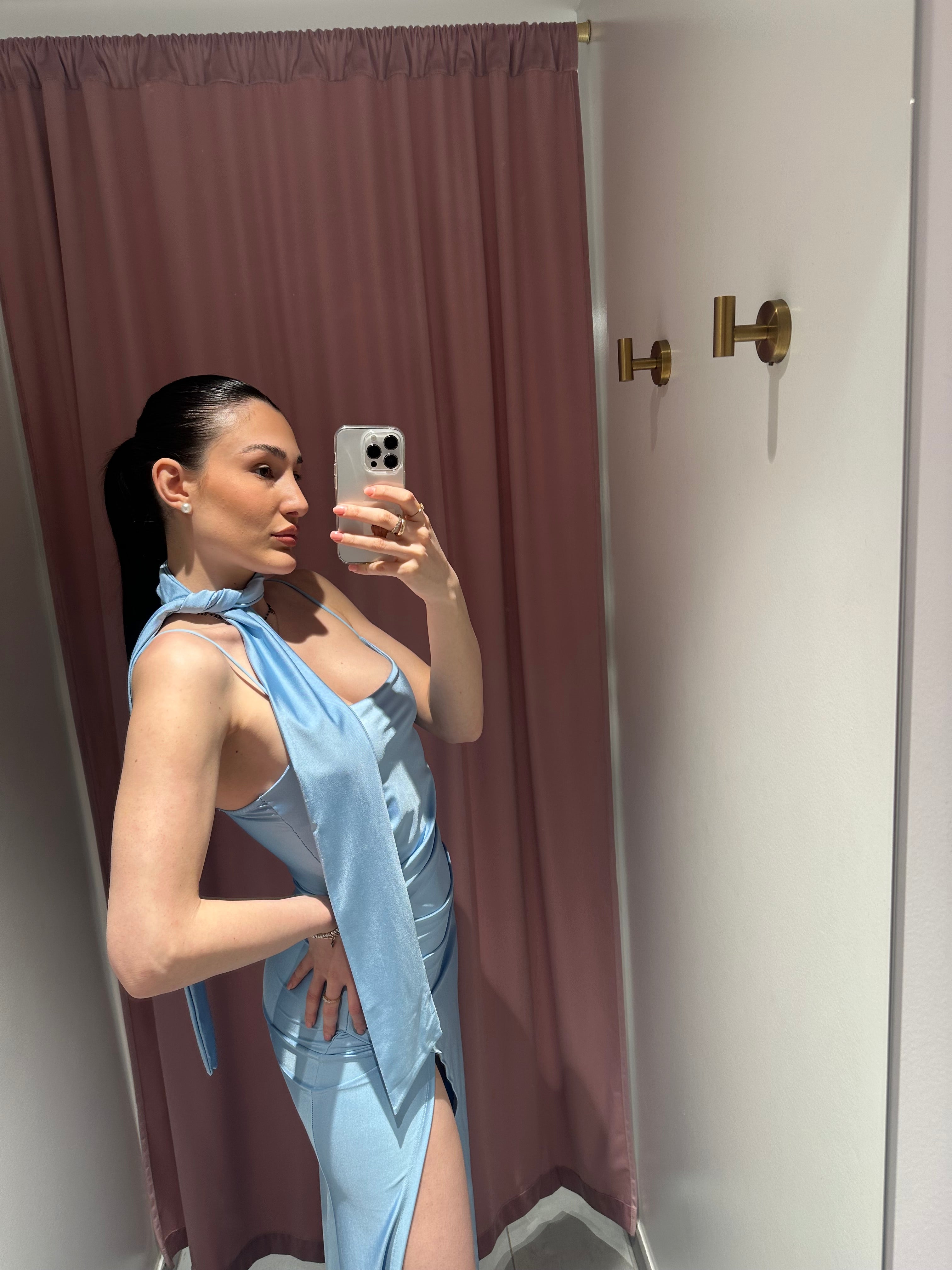 abito drappeggio elegance