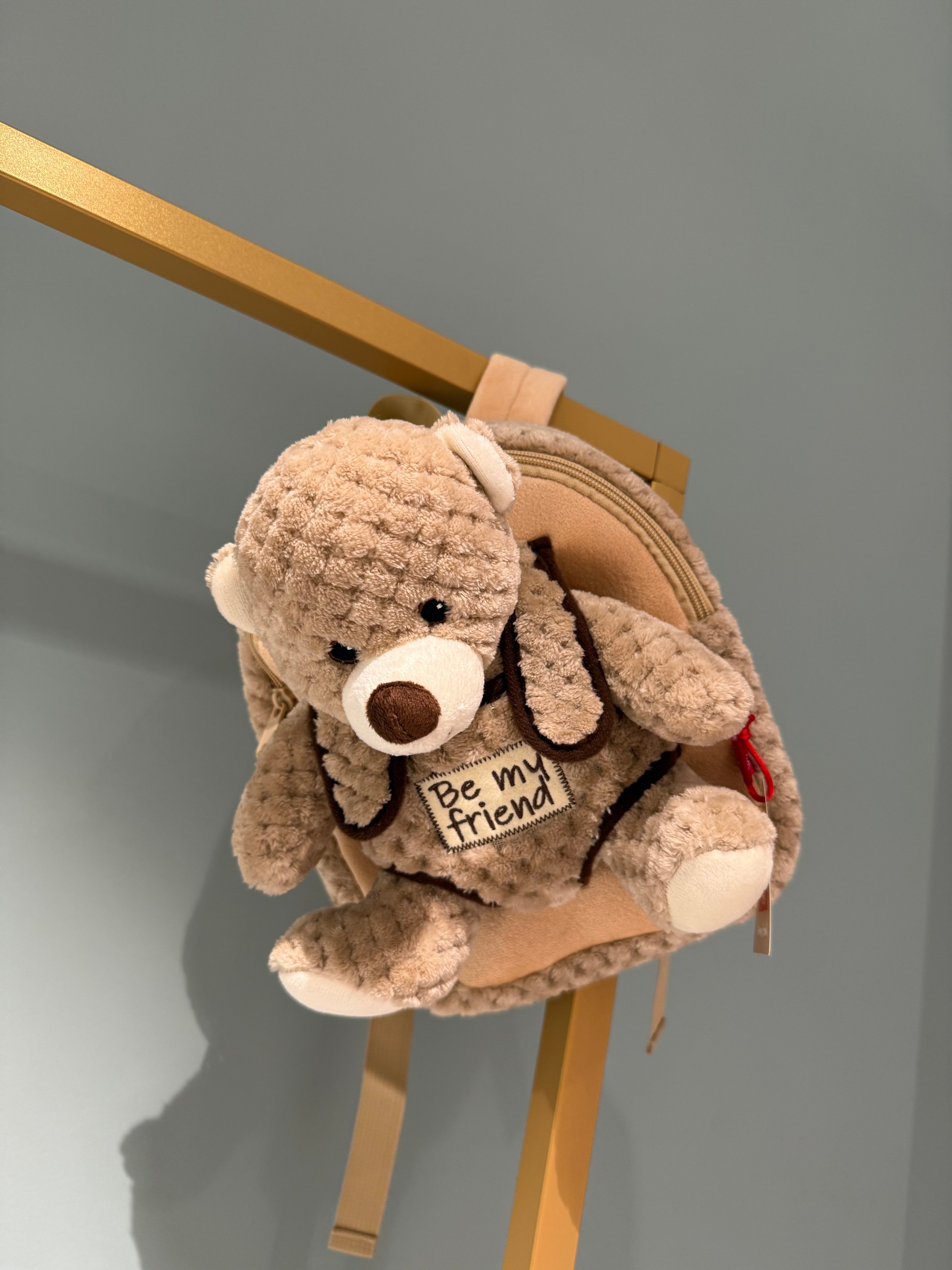 zaino con peluche staccabile 1