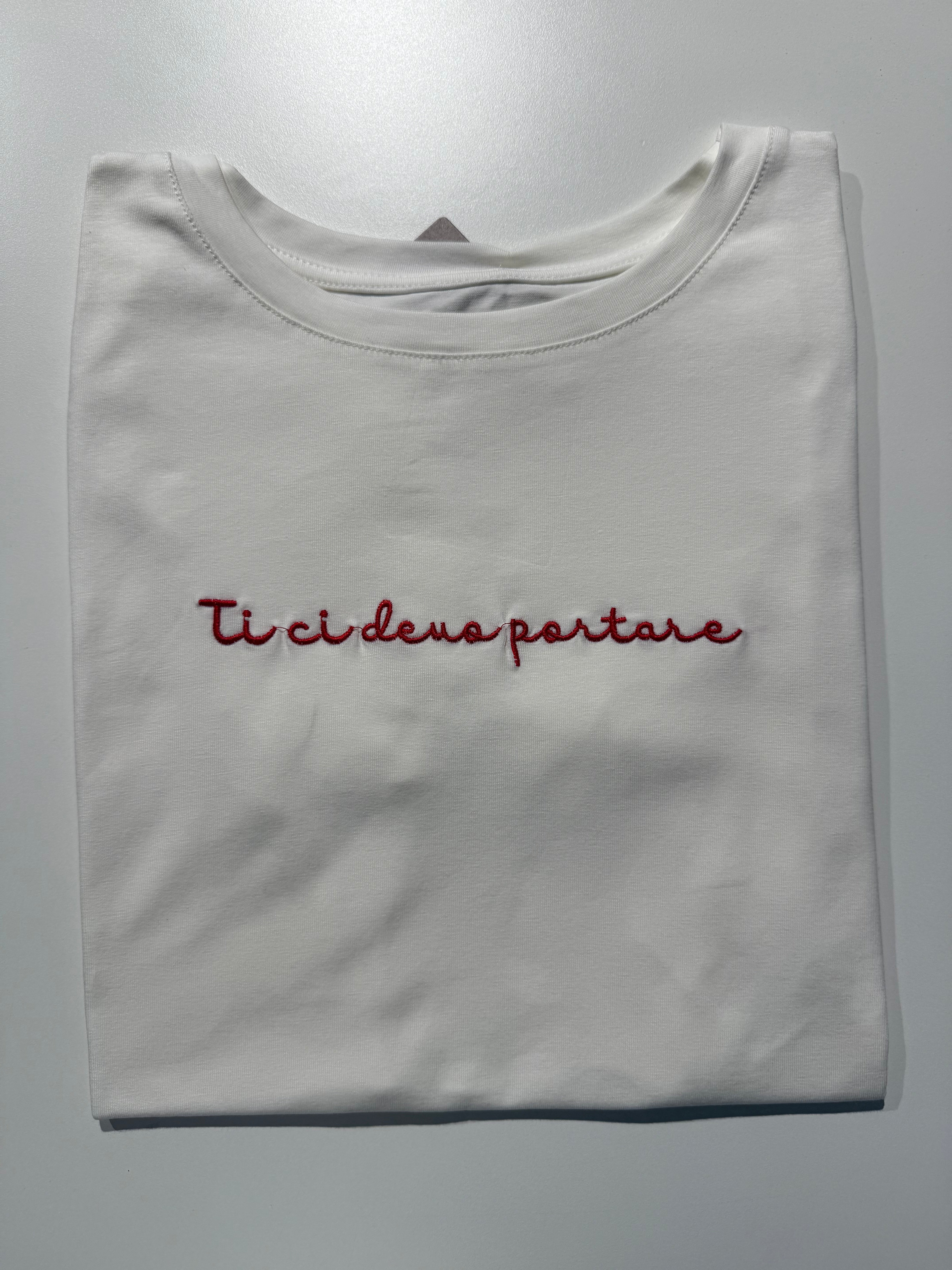 t-shirt ti ci devo portare