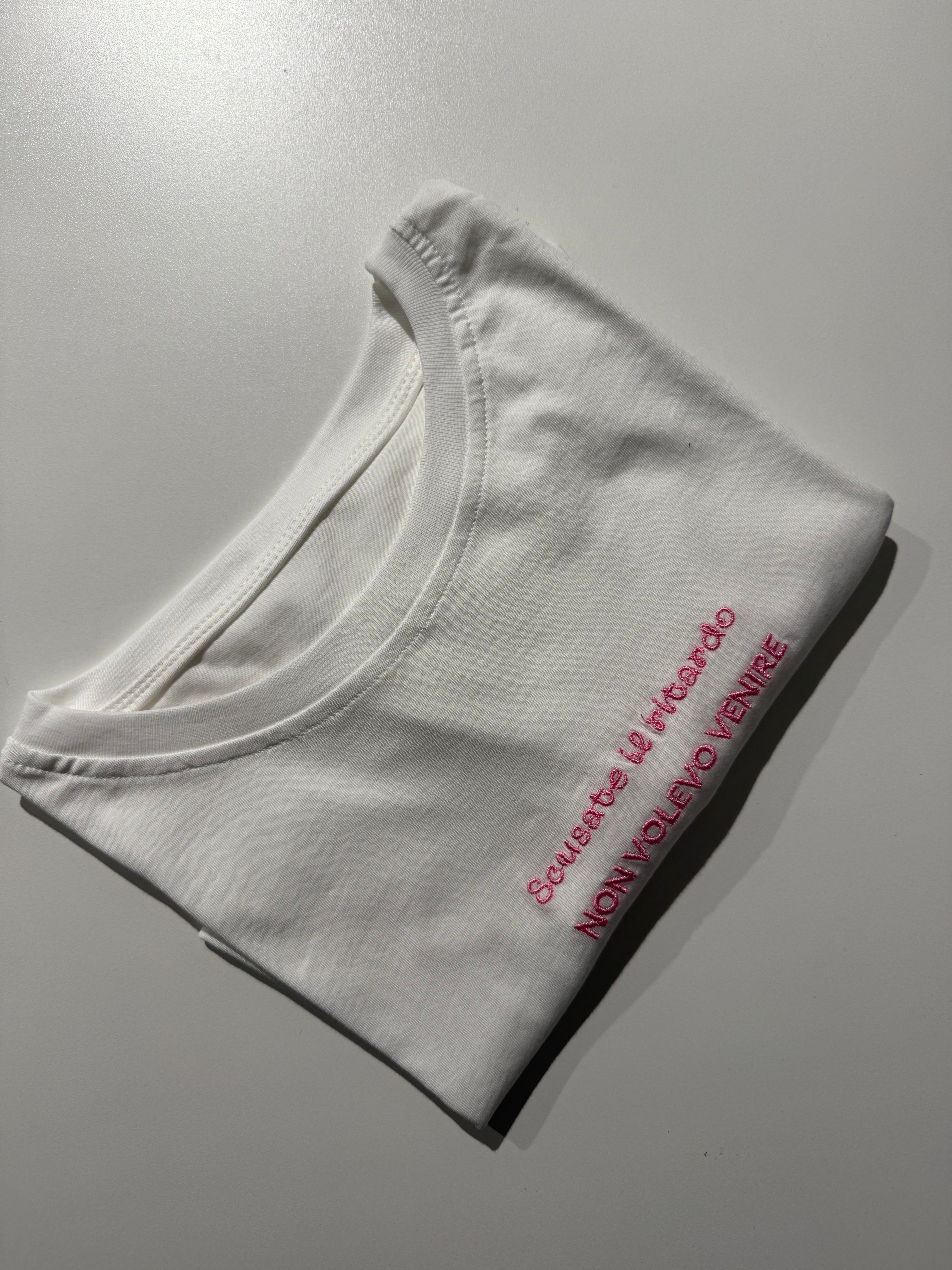 t-shirt scusate ritardo