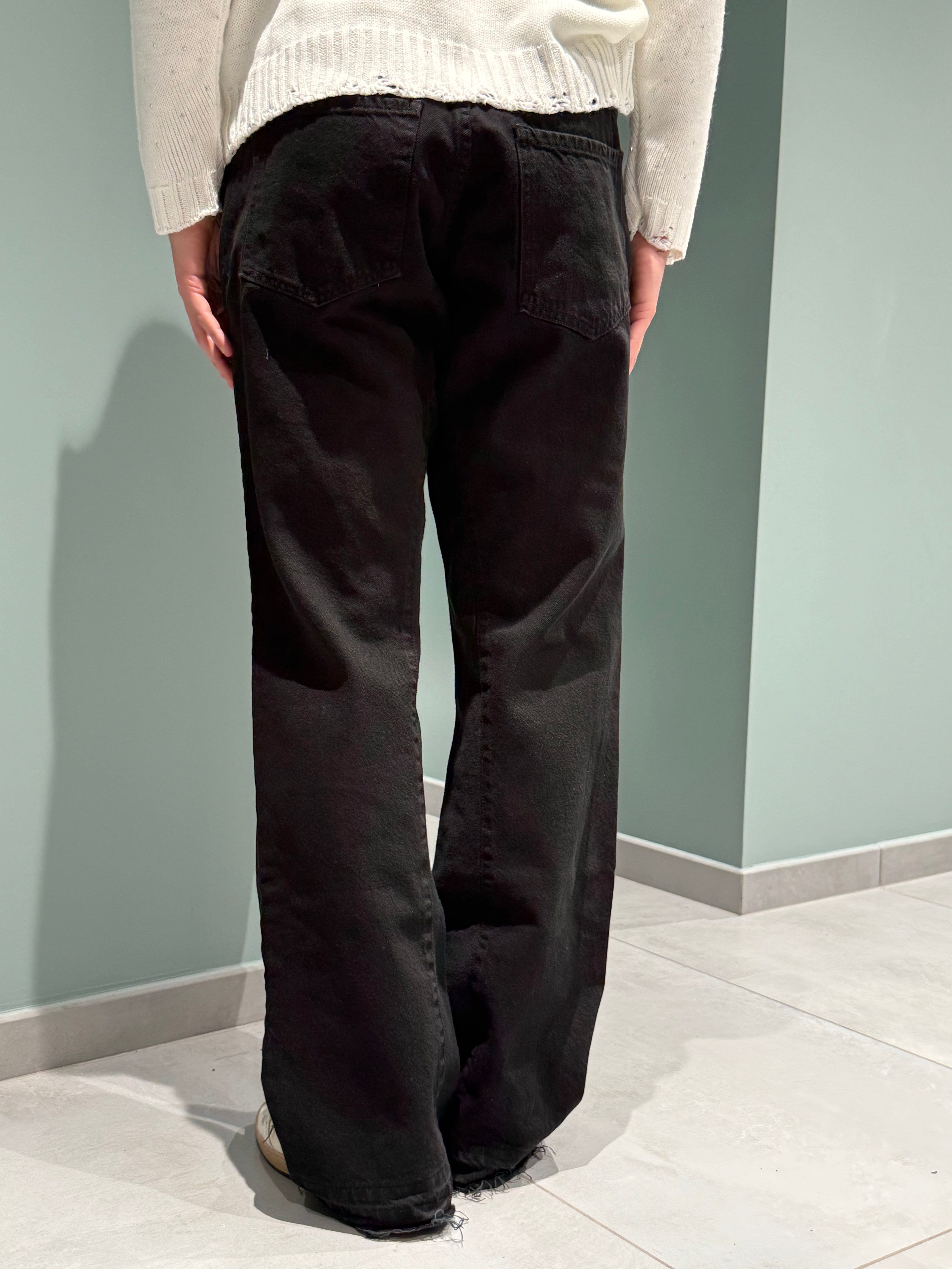jeans flare black