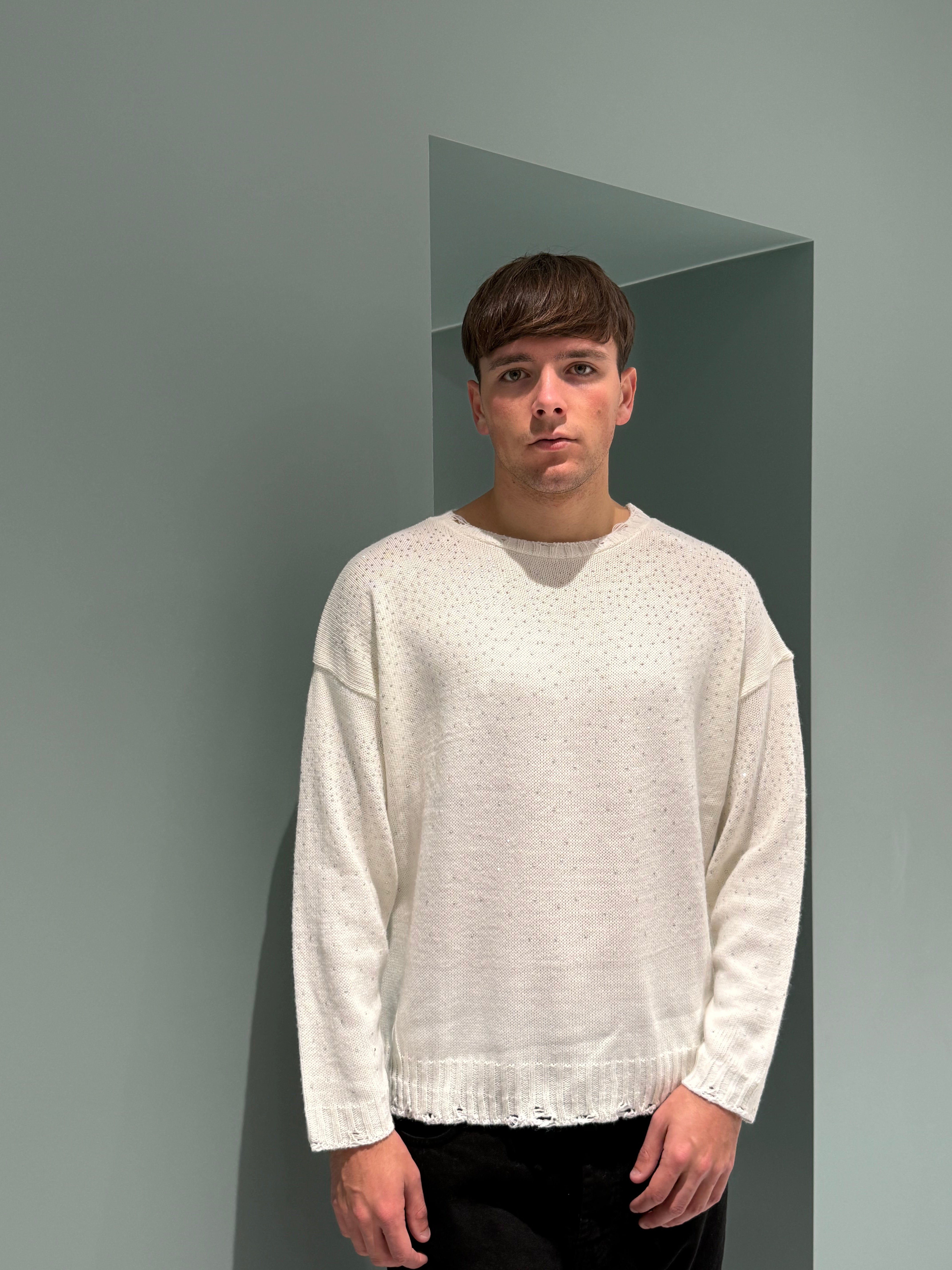 maglione full strass