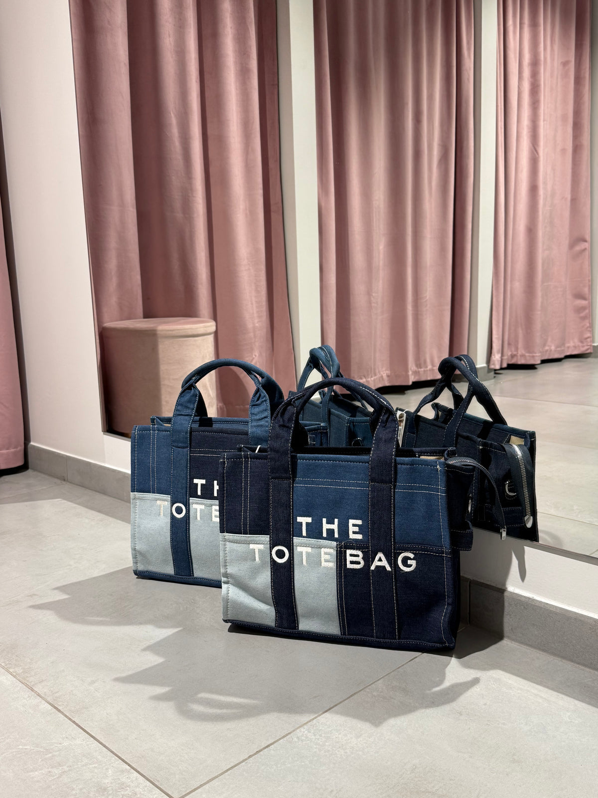 borsa big tote jeans