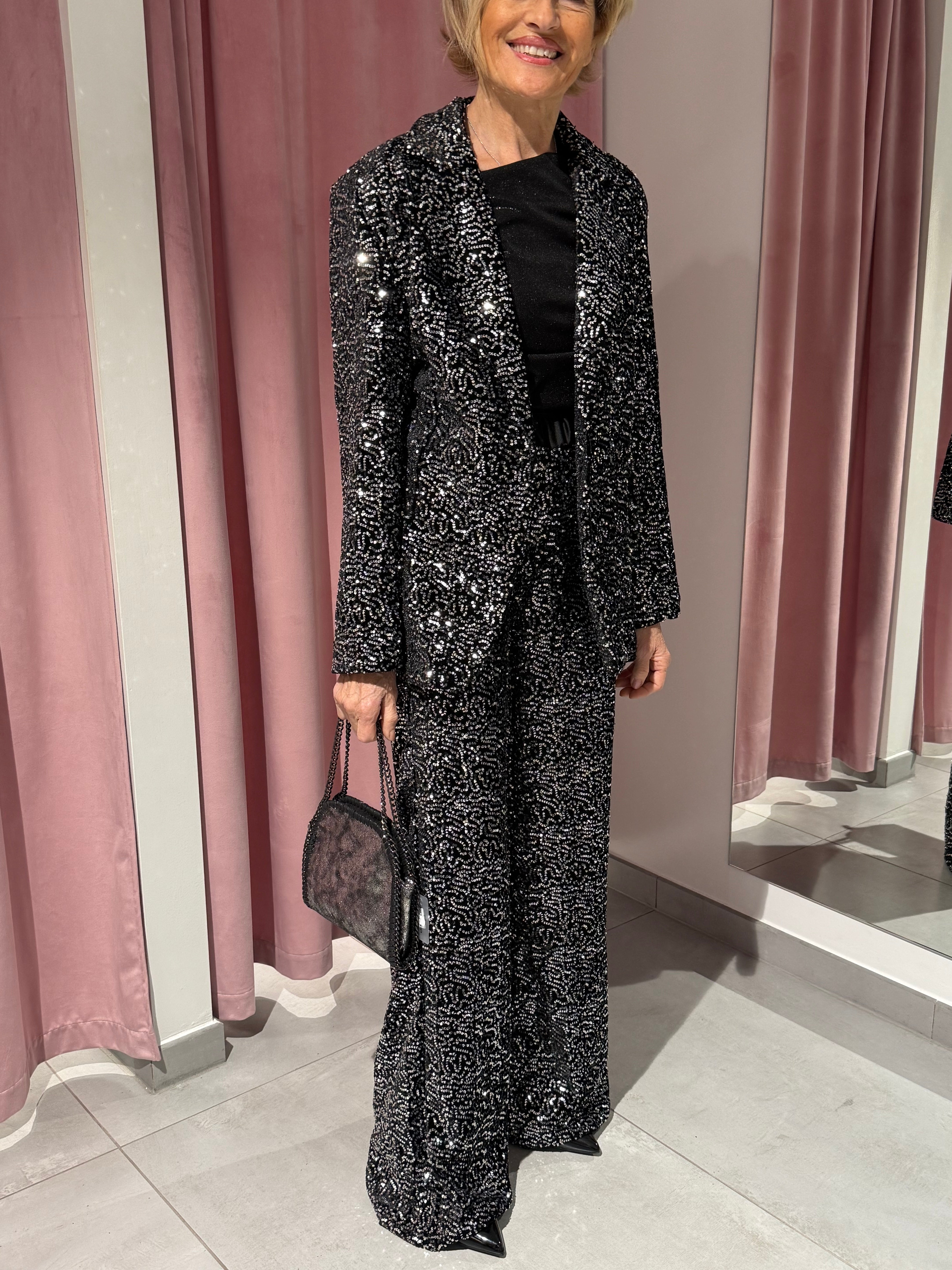 tailleur paillettes lady