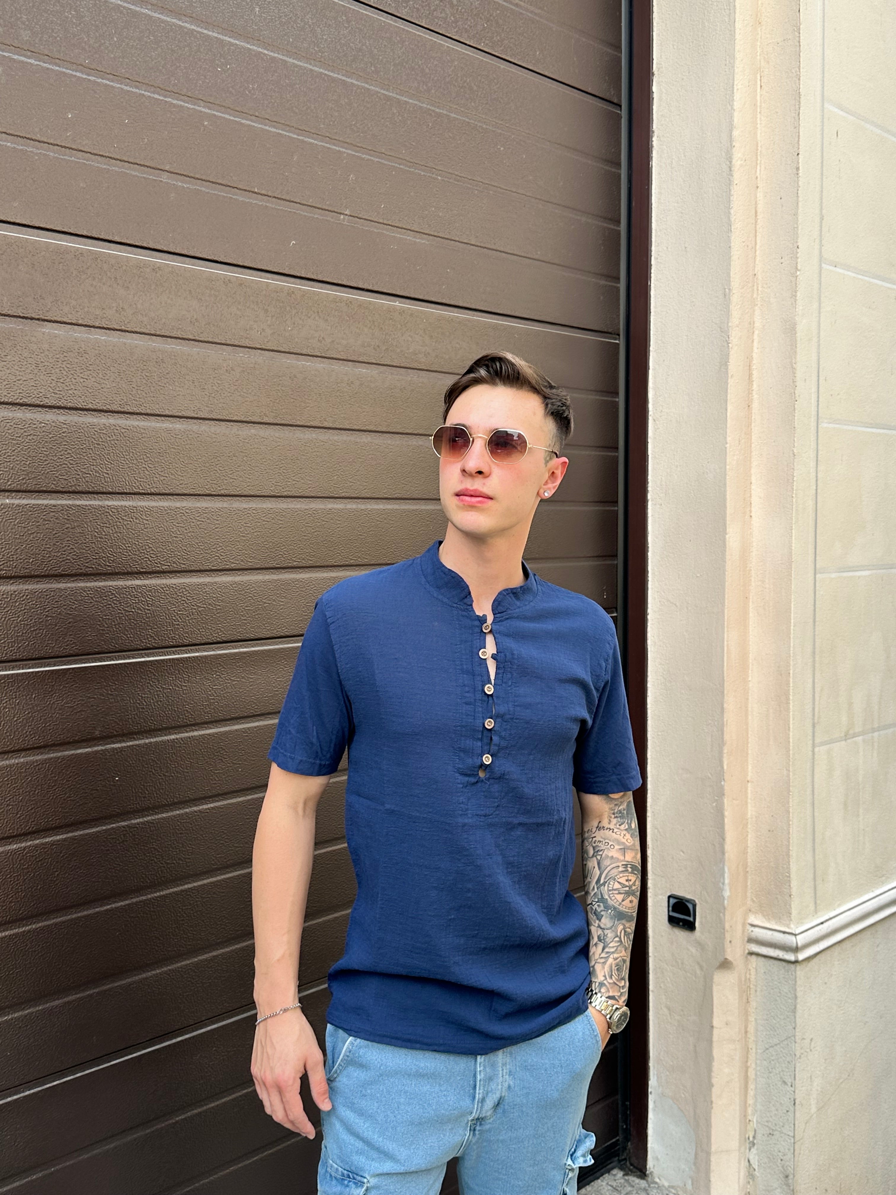 t-shirt serafino lino