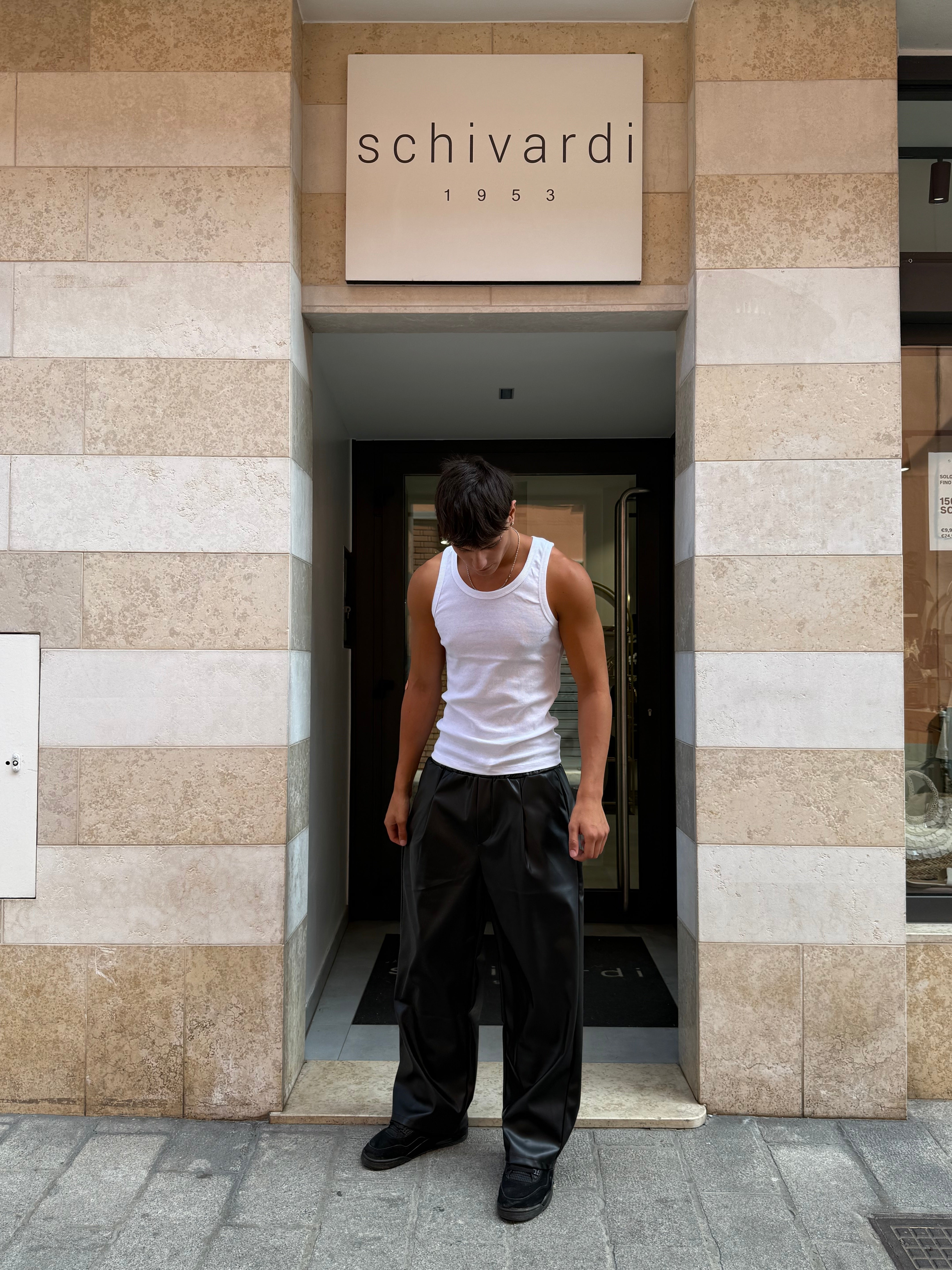 pantalaccio pelle