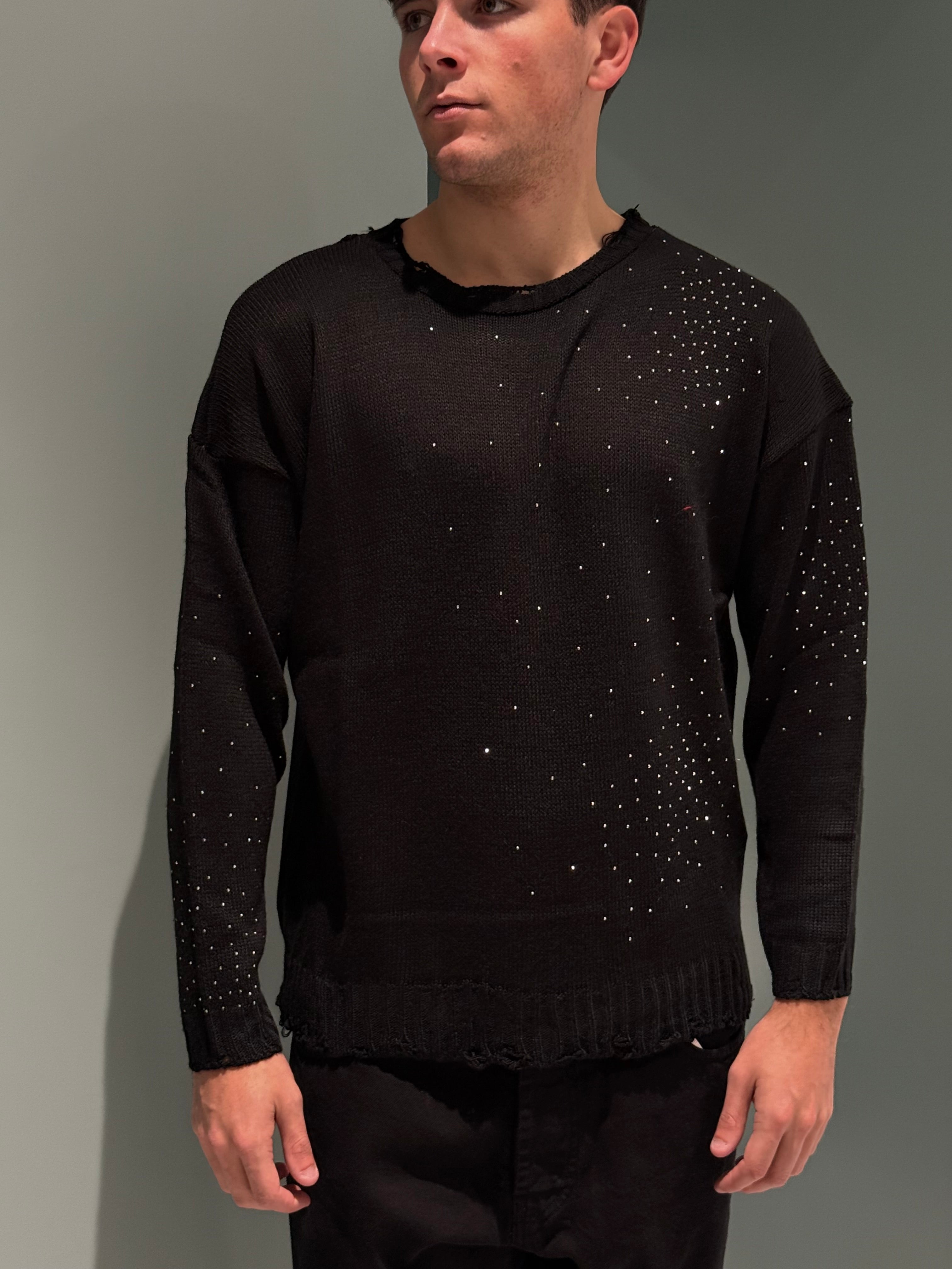 maglioncino diamond strass
