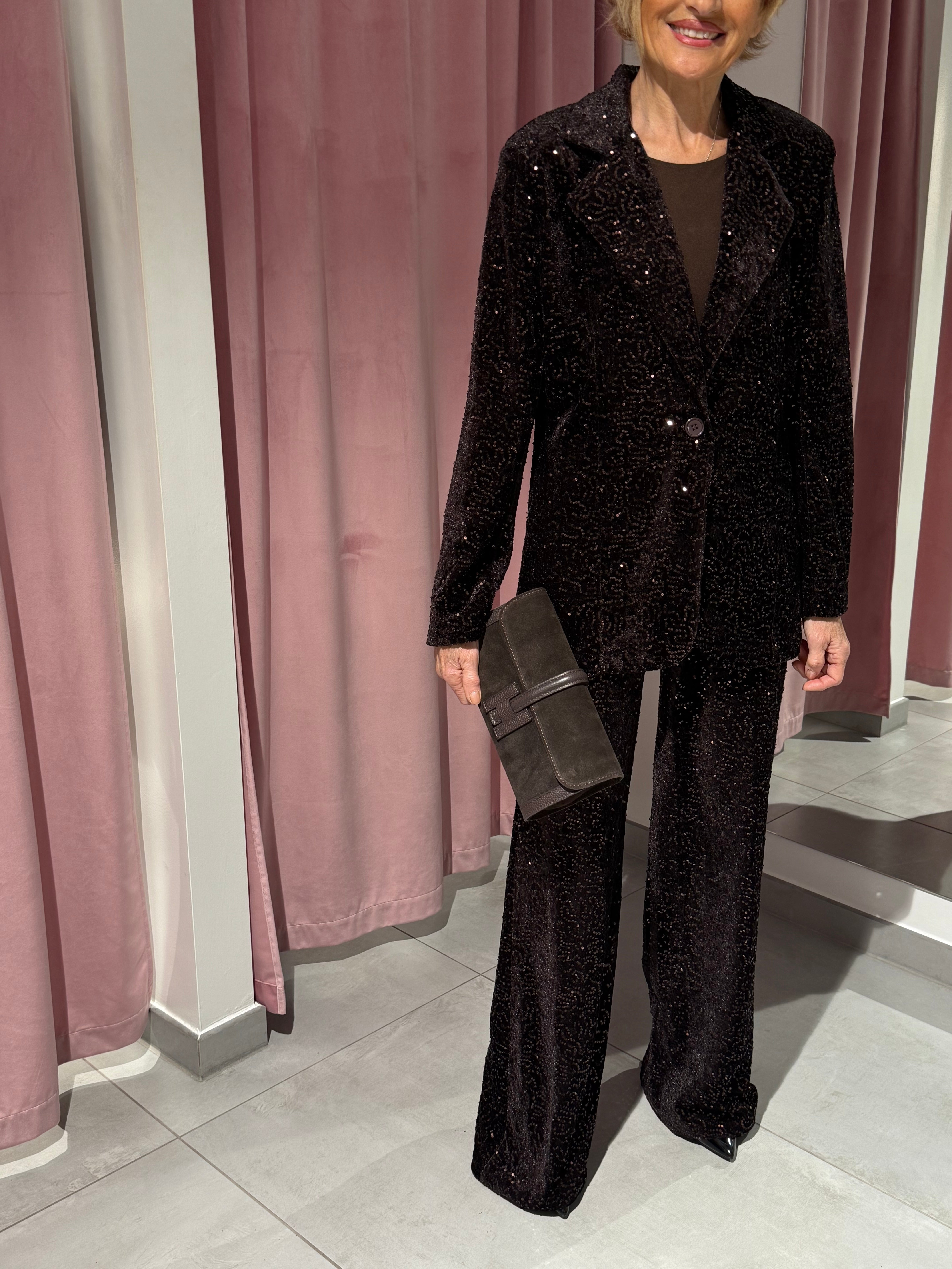 tailleur paillettes lady