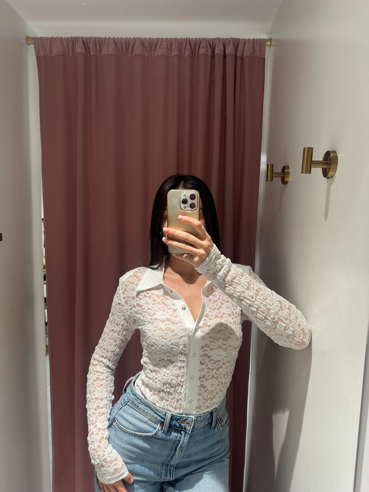 body camicia pizzo