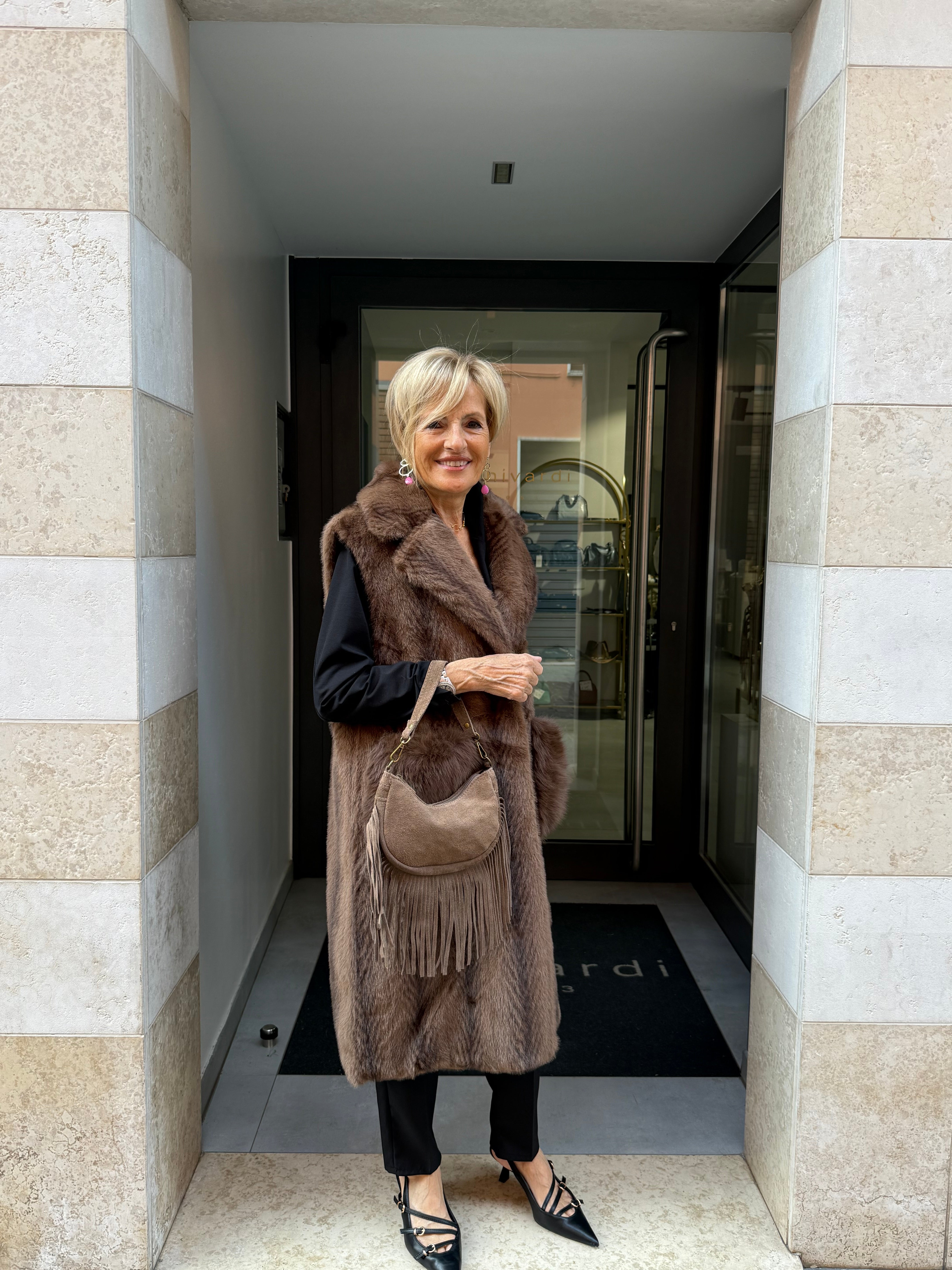 gilet ecopelliccia