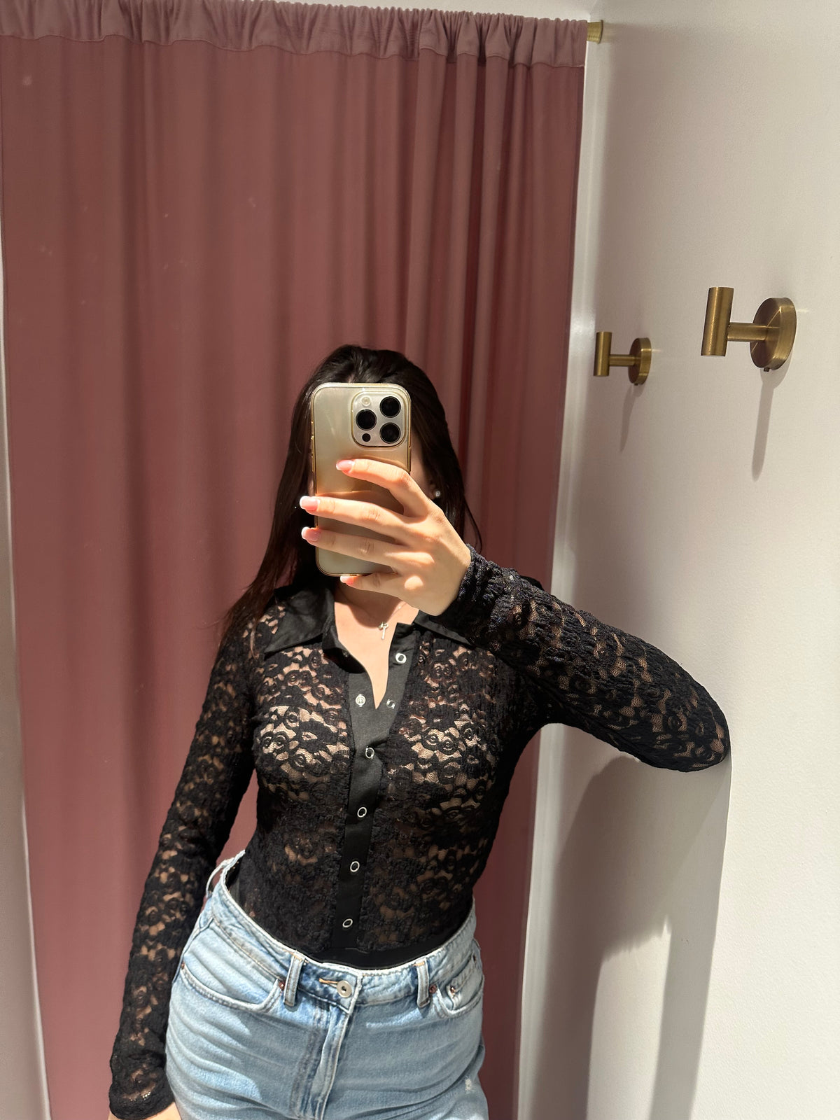 body camicia pizzo